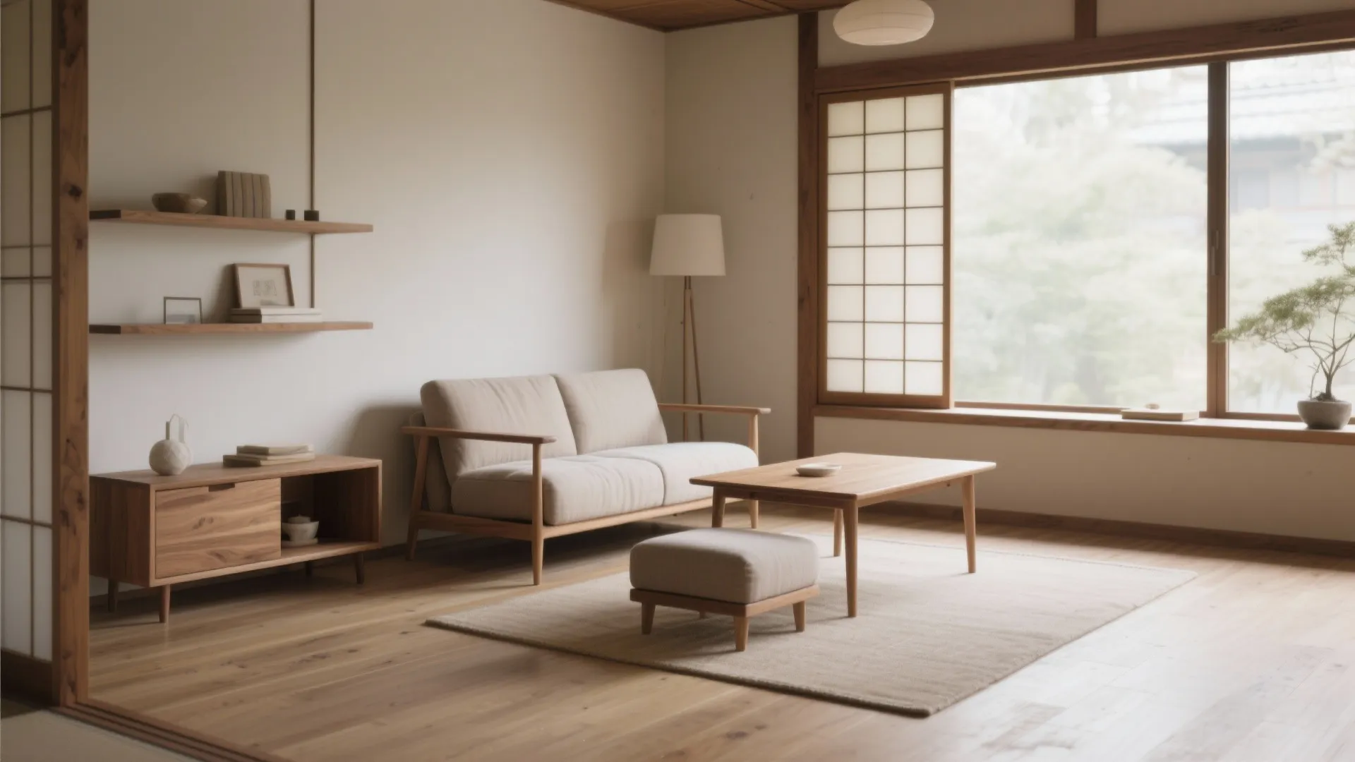 Tips 6: 家具は“脚を揃えて高さをずらす”（日式風格の秩序）