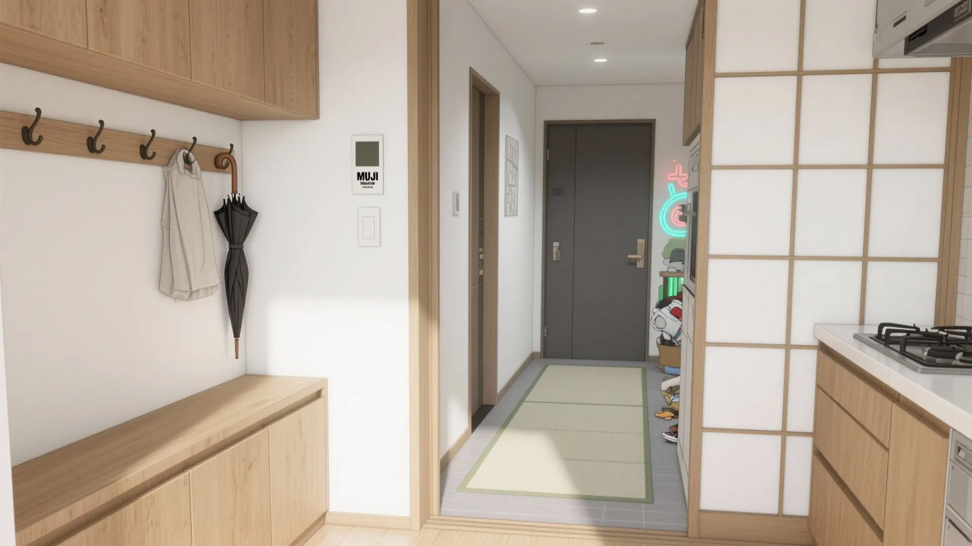 動線で決まる内見3分：玄関からキッチンまでの“つまずきゼロ”をつくる（動線規格＋日式風格）