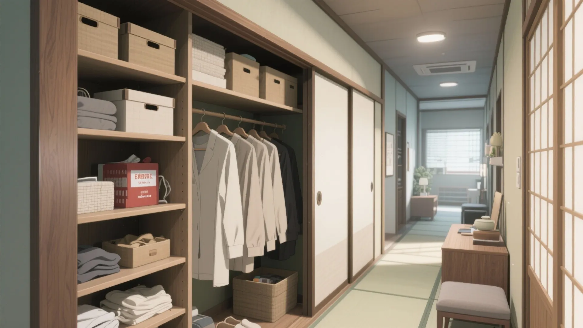 収納は“共有3：個別7”の比率——二世帯住宅の収納計画が暮らしを整える