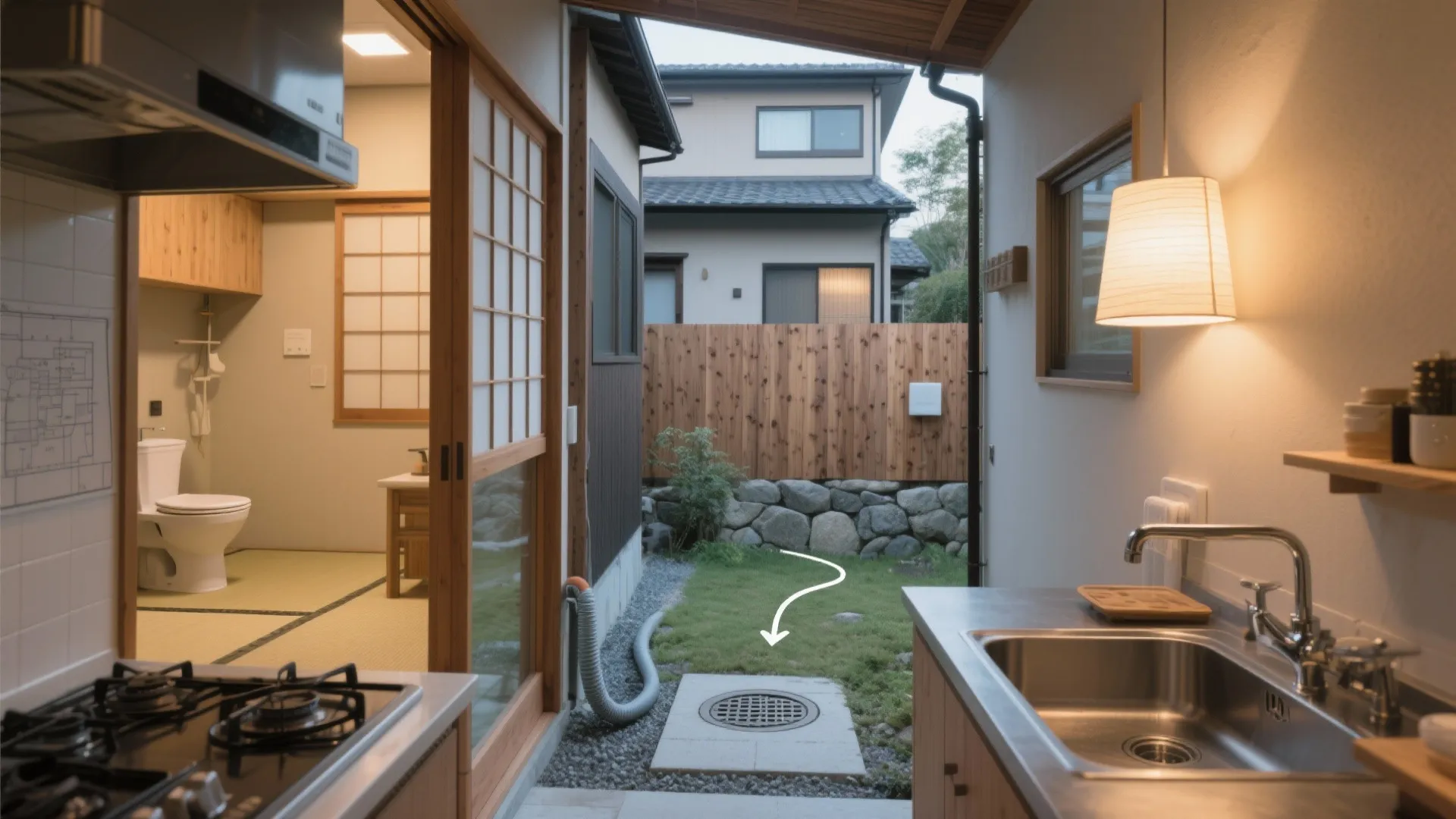 排水管高圧洗浄の一戸建て料金相場を設計目線で読む（東京・大阪・京都）