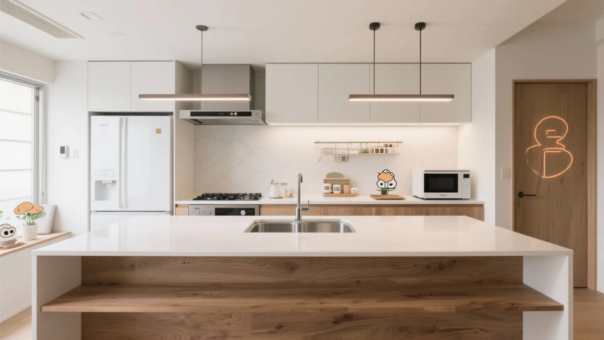 Tips 5: キッチンは“家事同時進行”の幅を確保する