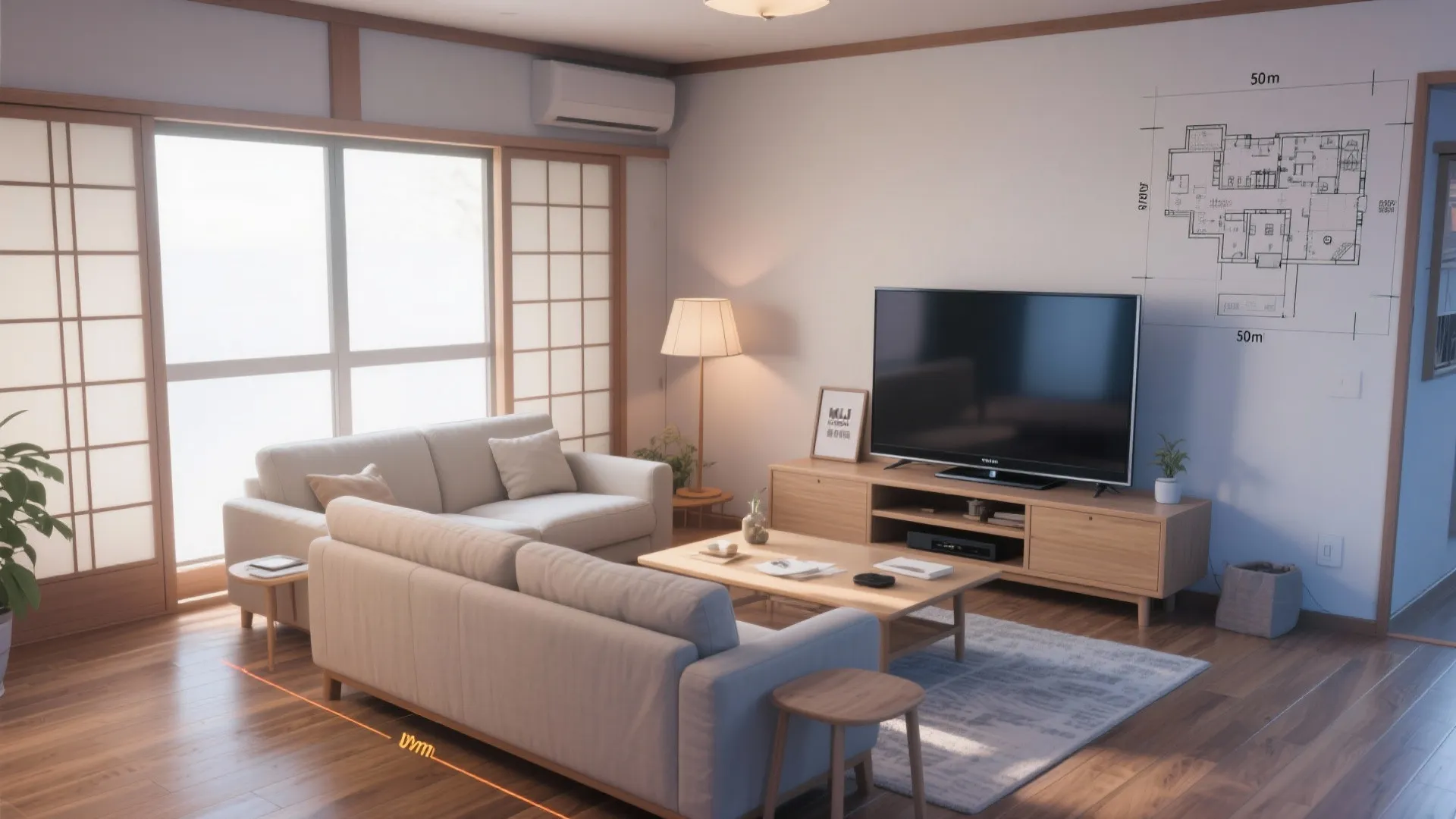 Tips 5: 画面サイズと視聴距離の目安（キーワード：日本都市）