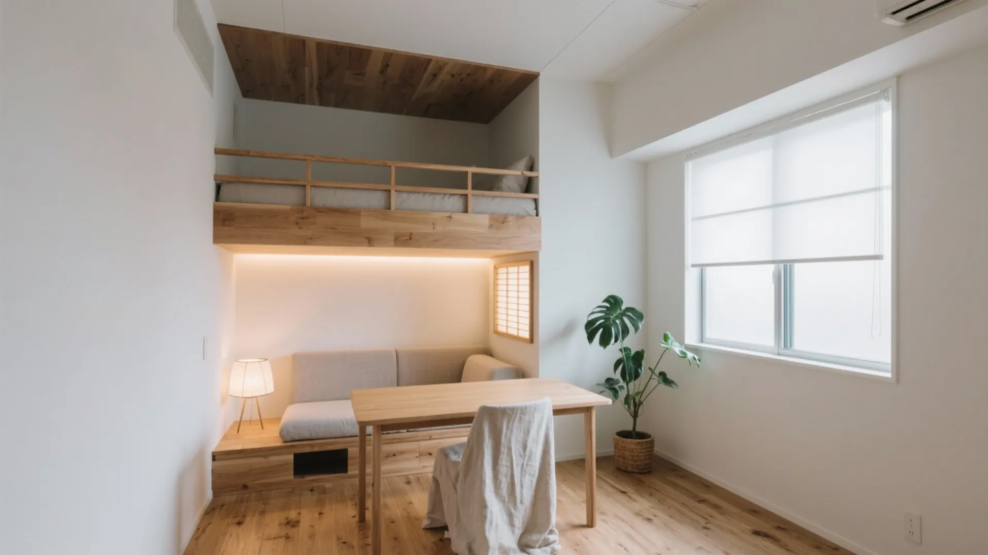 ソファー付きロフトベッドで作る東京小空間の5アイデア