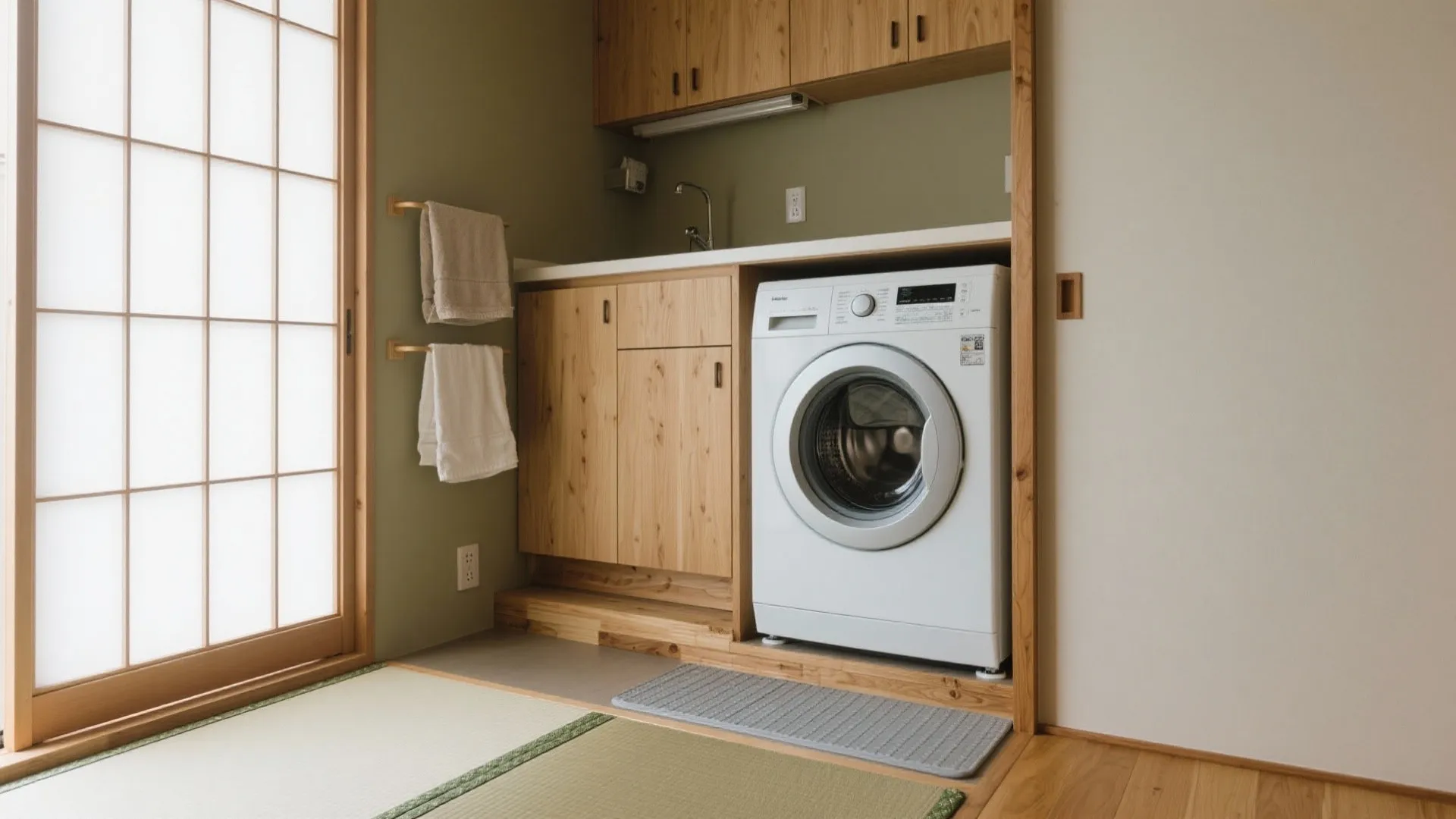 メゾネットの洗濯機音を静かにする7つの設計アイデア: 東京の小さなメゾネットで“音”と気持ちよく暮らすための日式プランニング