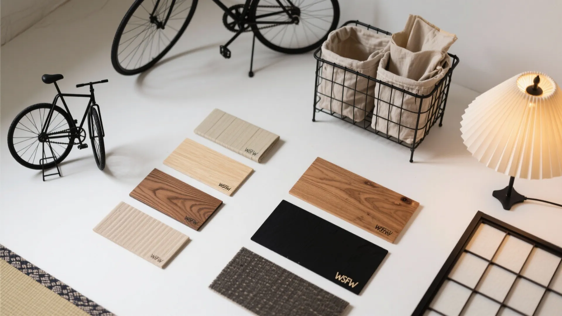 Tips 5: 日式風格の素材選びでインテリアに溶け込ませる、日本都市の小空間でも美しく