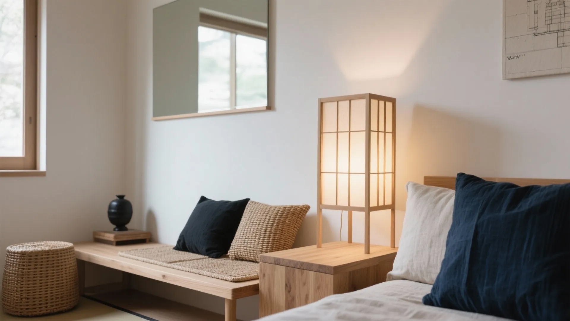 Tips 4: 日式風格の素材と色で、狭さを“静けさ”に変える