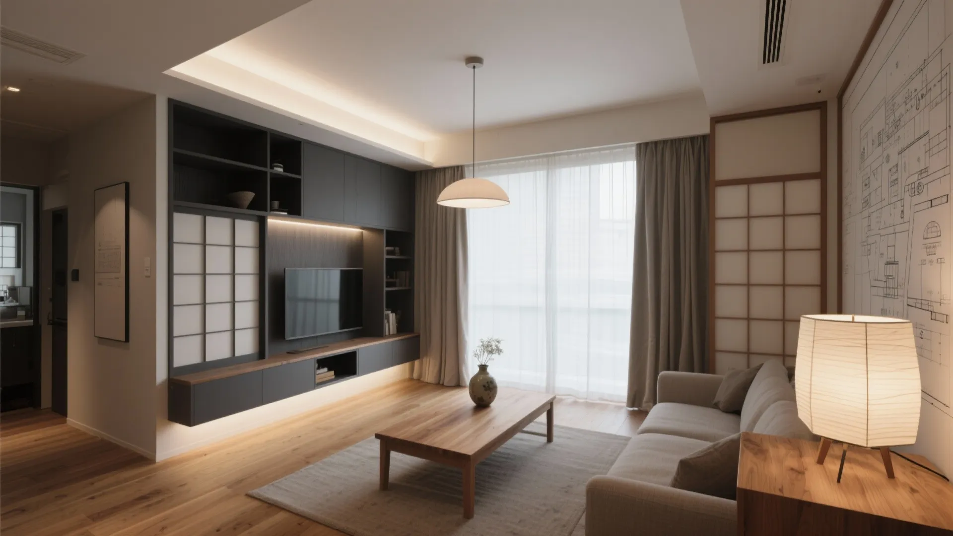 Tips 5: 日式風格の配色と素材で“静けさ”を設計（日本室内設計の美学）