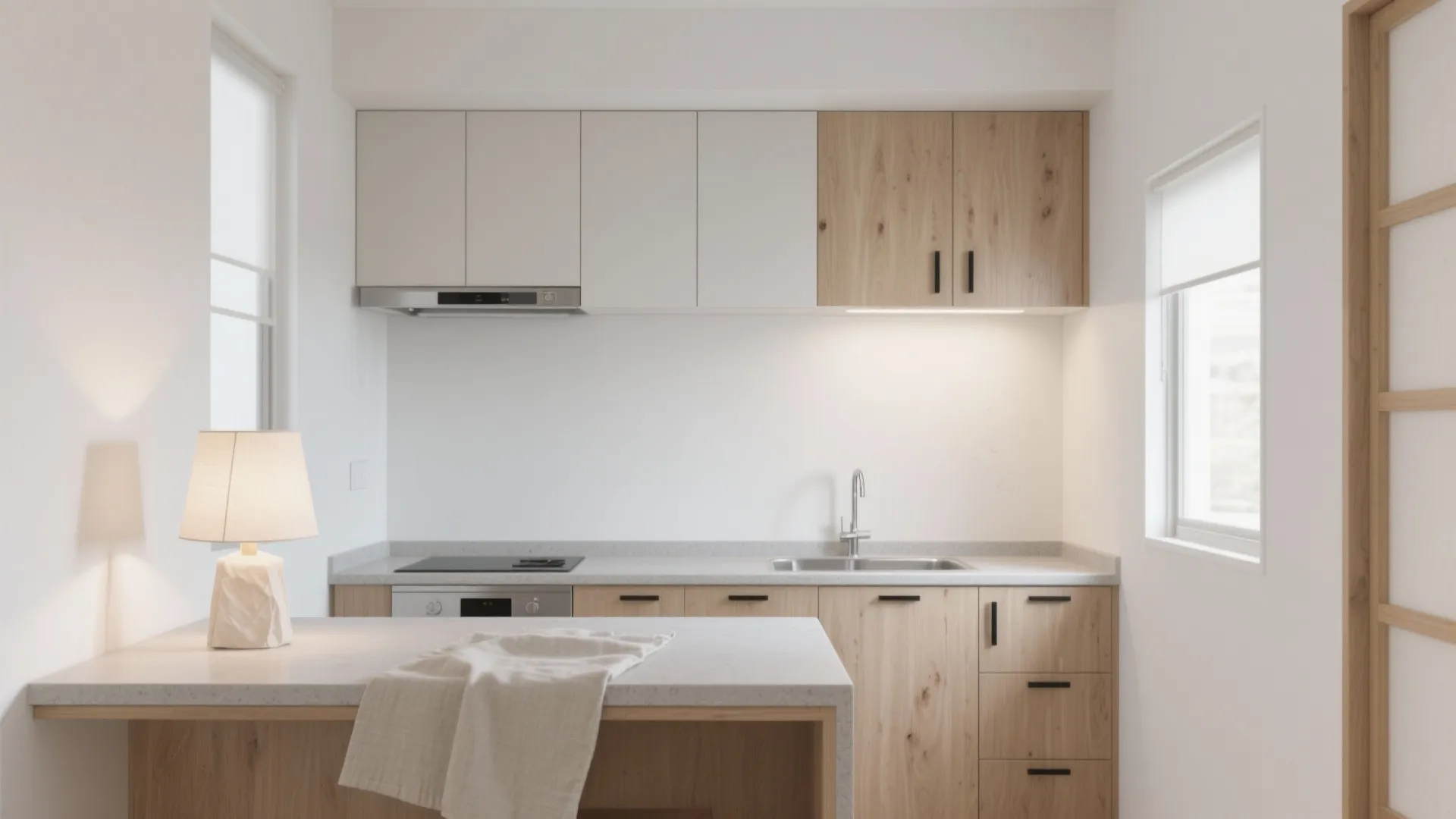 Tips 4: 日式風格の色と素材は“軽い＋拭ける”を基本に、奥行きを演出