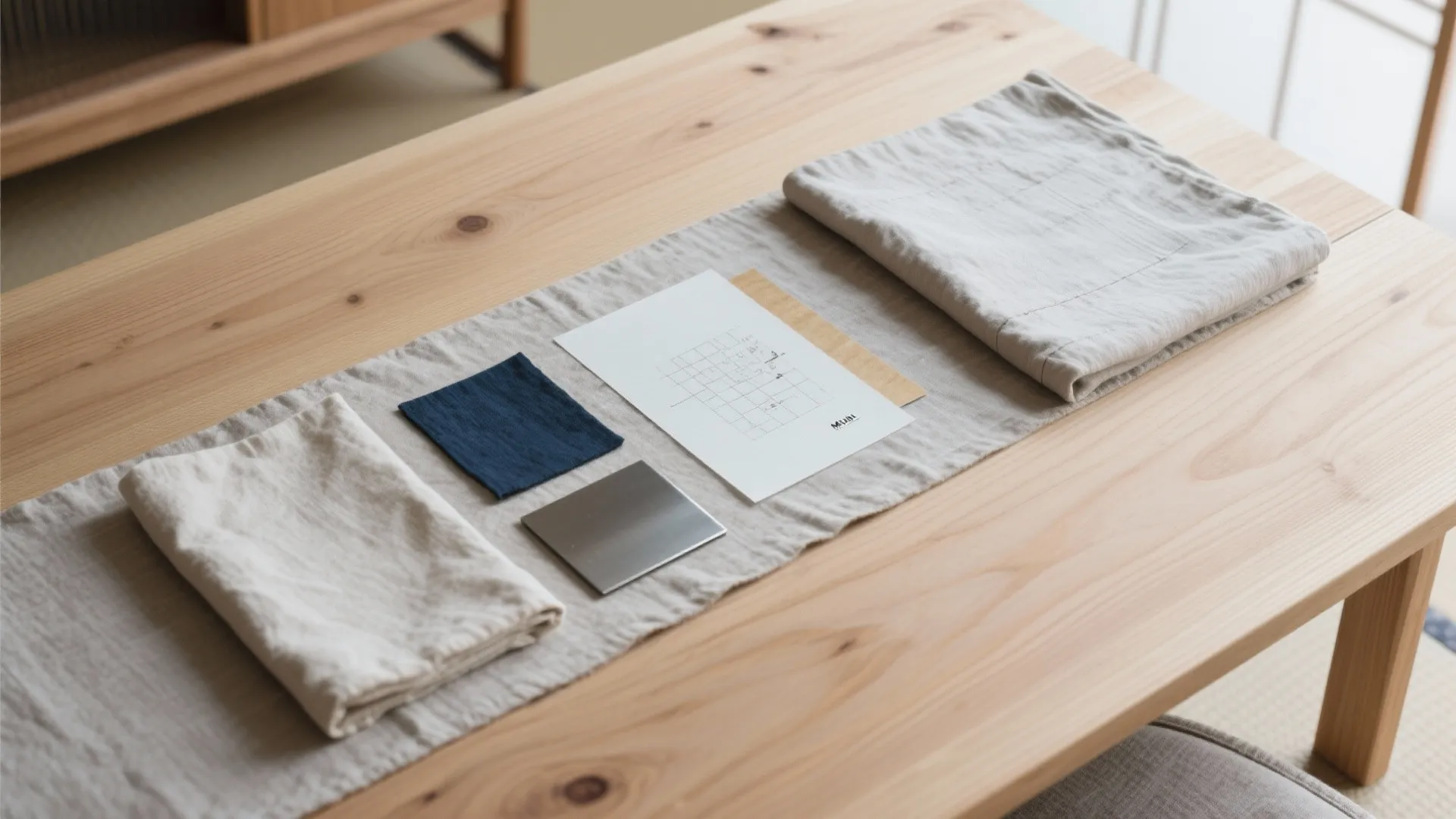 素材と色は“3要素×70%”：日式風格の静けさをつくる