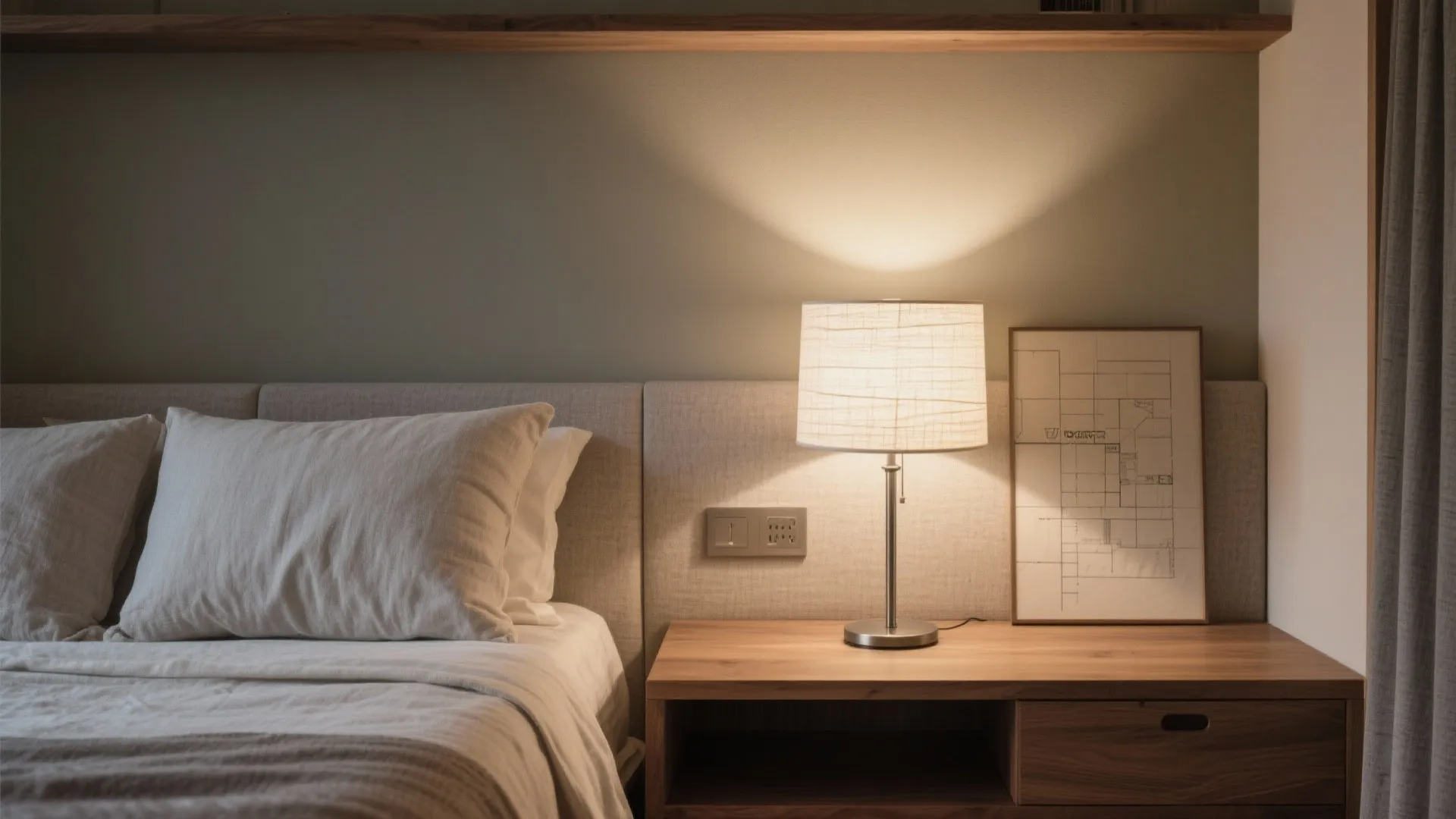 低彩度×素材感で日式風格を醸す光の設計