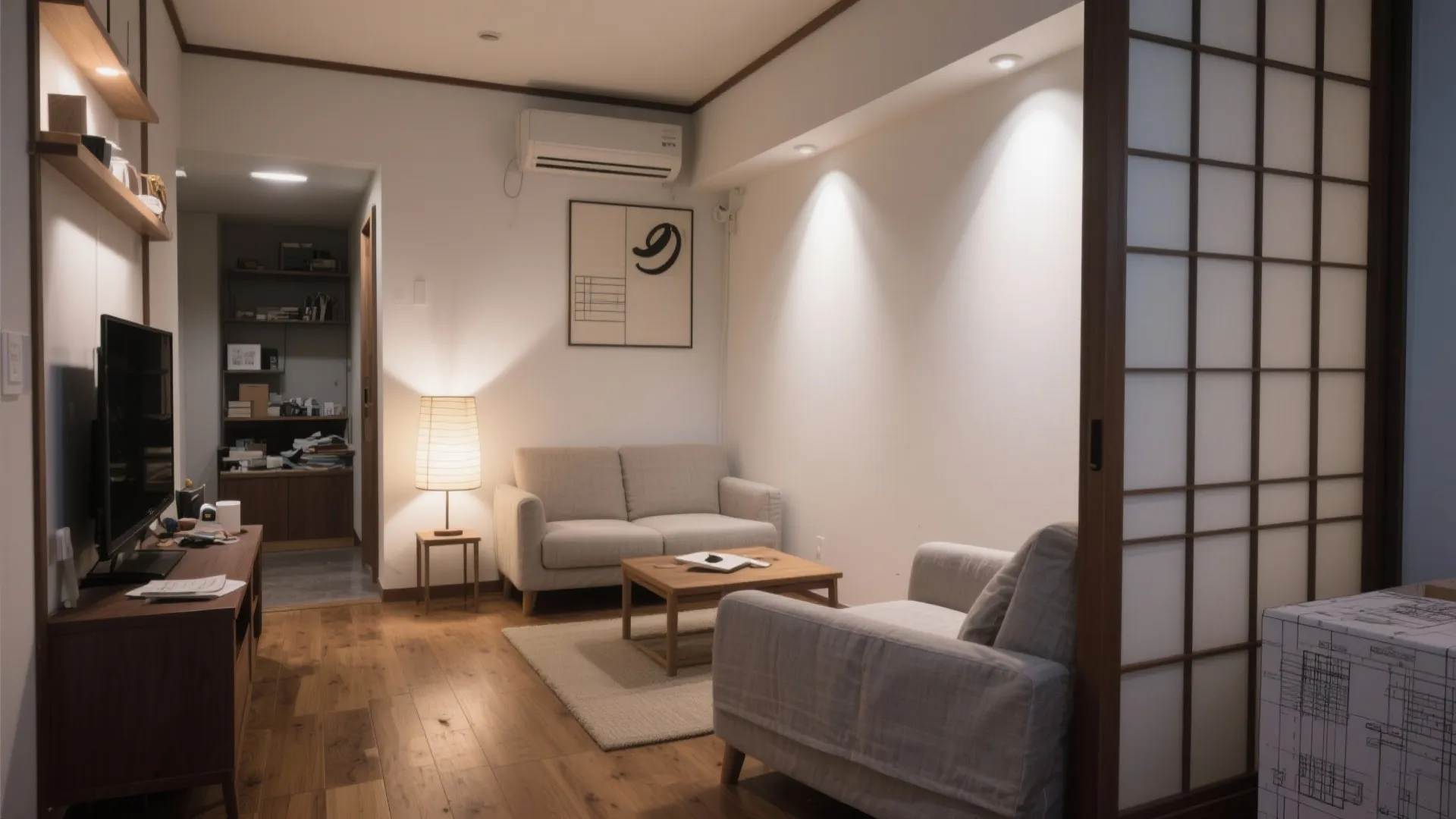 Tips 3: 日式風格の色と素材で奥行きを演出（日式風格）