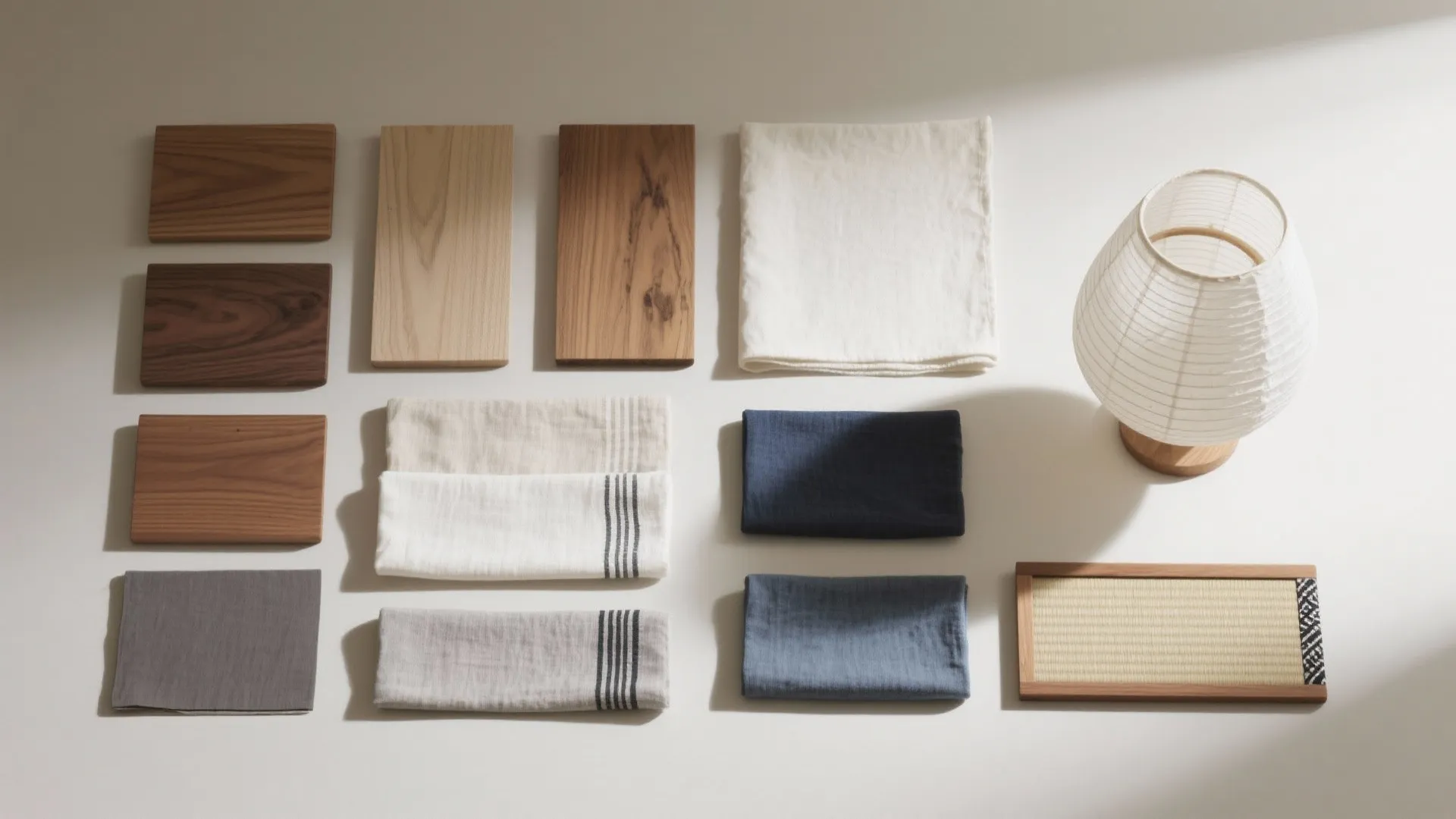 Tips 3: 日式風の素材配合は「木目5：白3：アクセント2」