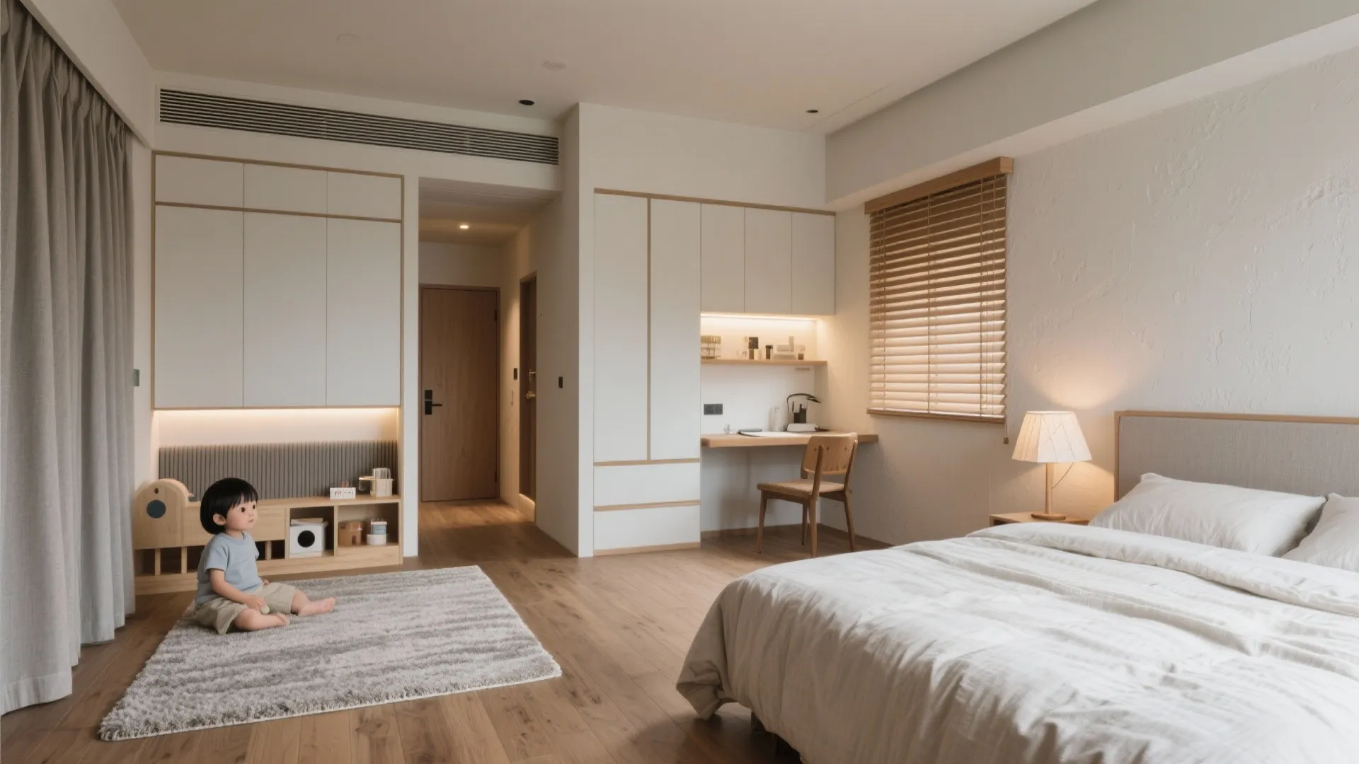 Tips 4: 個室は“音・光・温度”の3要素で整える（日式風格）