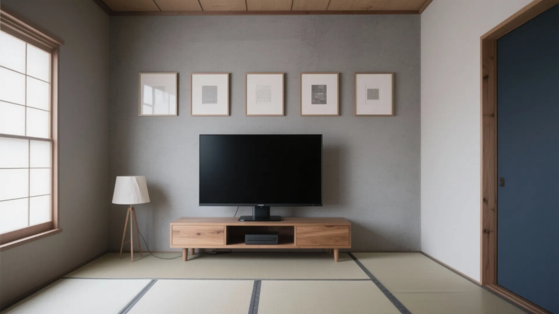 Tips 5: 画面の存在感を空間に溶かす（日式風格）