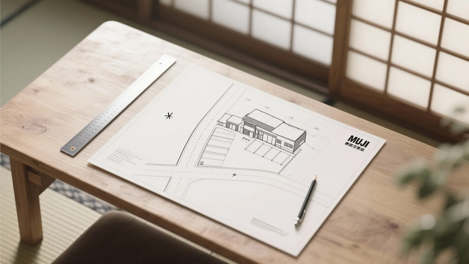 配置図・見取図は「日式プラン感覚」で方位・道路・出入口を描く