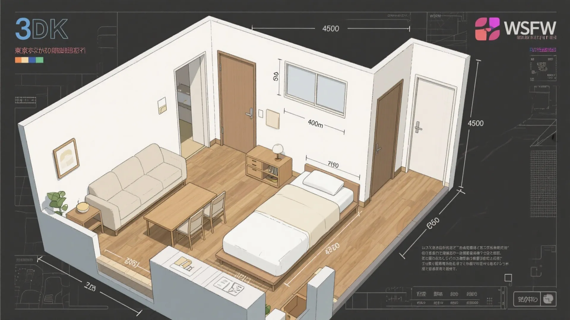 Tips 5: 家具寸法の“日本基準”で動線を守る（動線規律×日本都市）