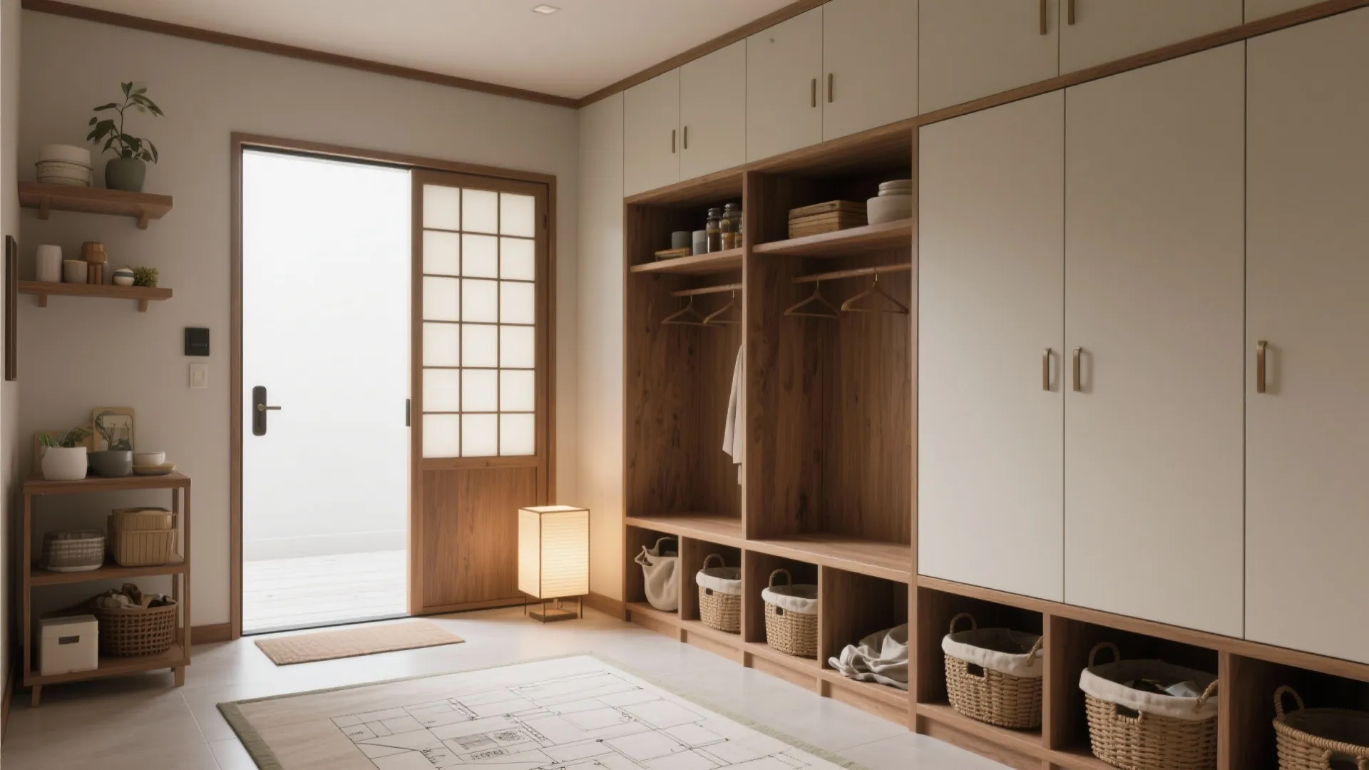 見せると隠すのバランス：収納技巧で生活感を整える