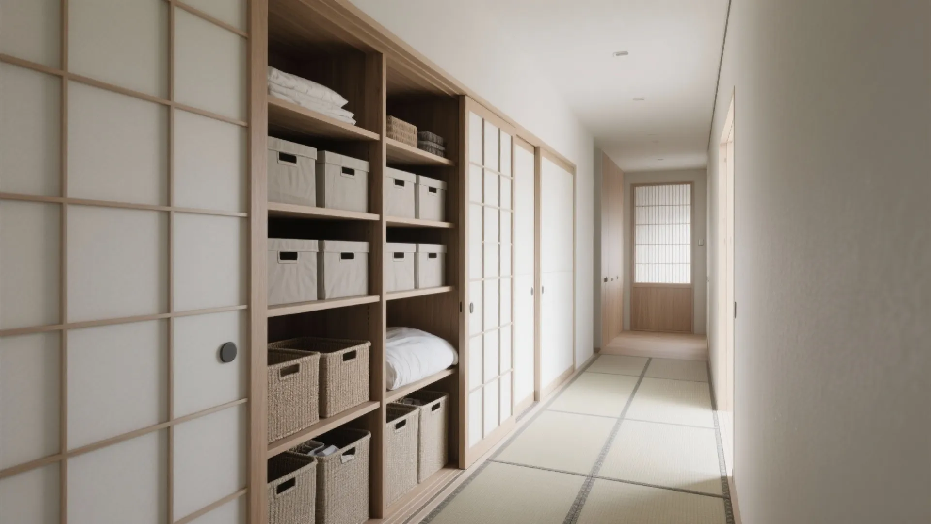 Tips 3: 収納技巧で個室の温度差を減らす（収納技巧・日式風格）