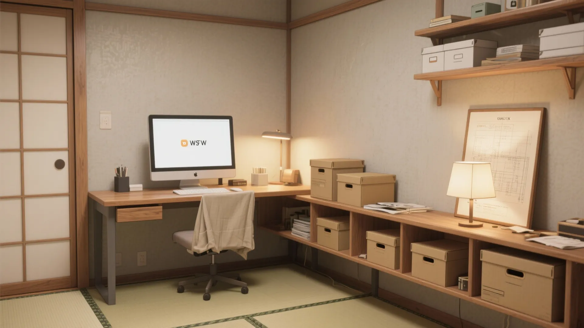 Tips 2: 日式風格の色と質感で“空間の温度”を整える（收纳技巧と連動）