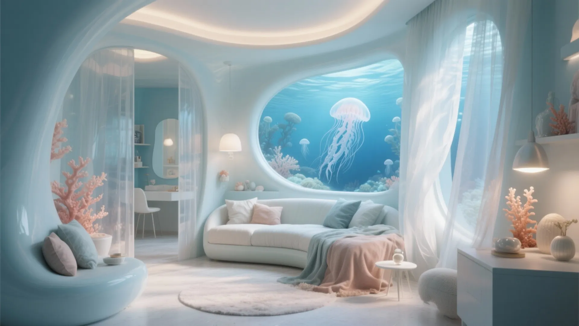 Jellyfish Inspired Interior Design Ideas