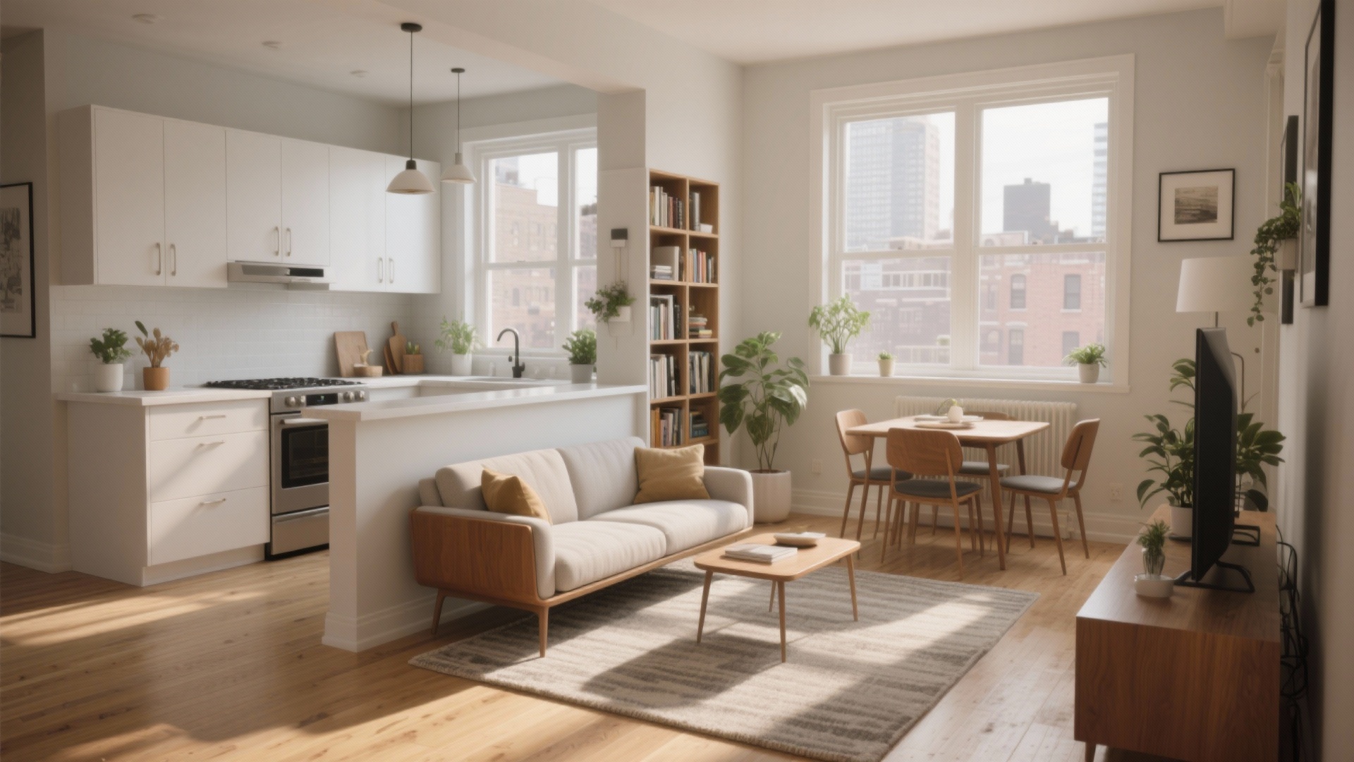 Gallery Detail: 2 Bedroom Jersey City Apartment Design