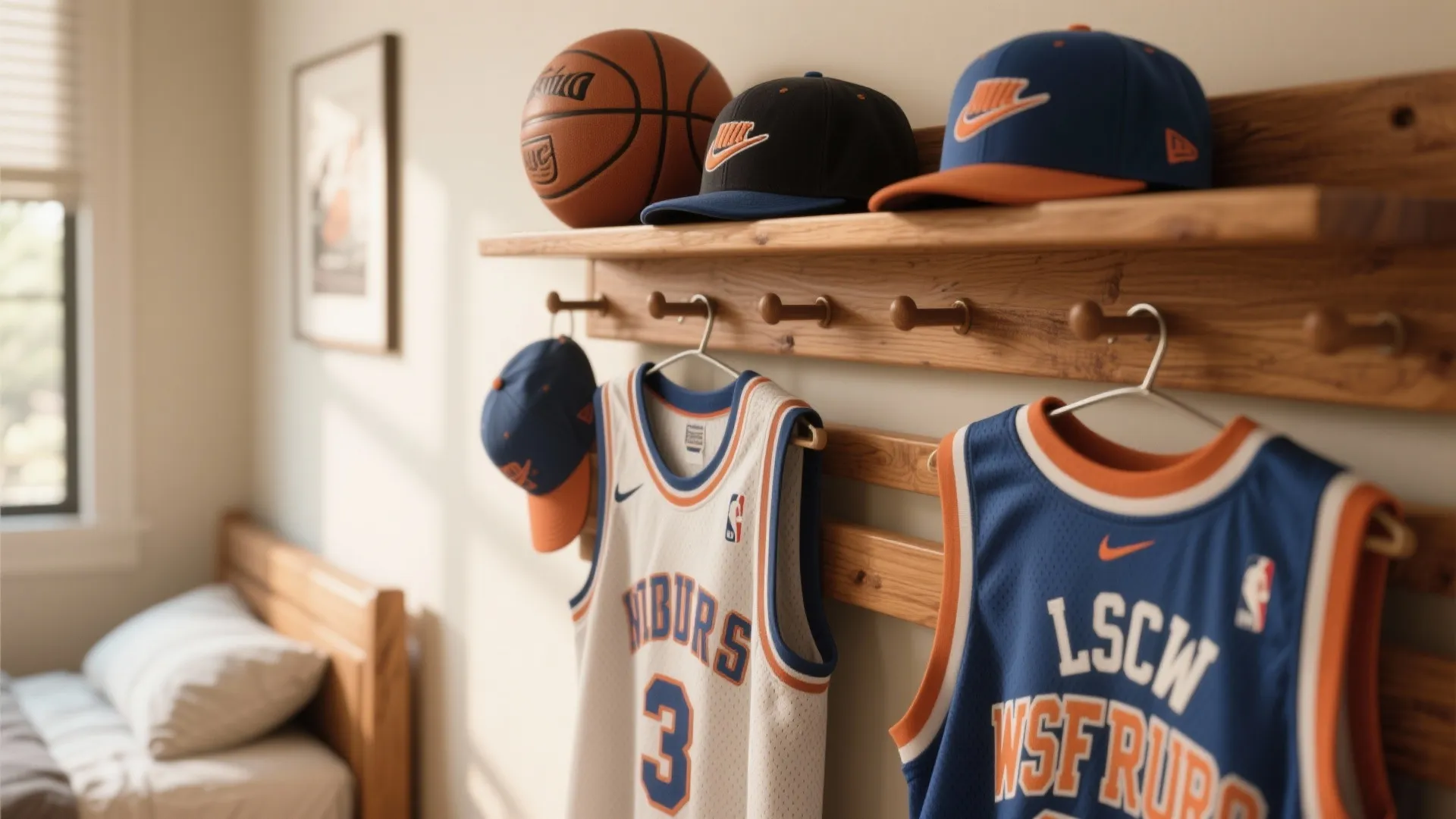 3. Jersey Display Rack