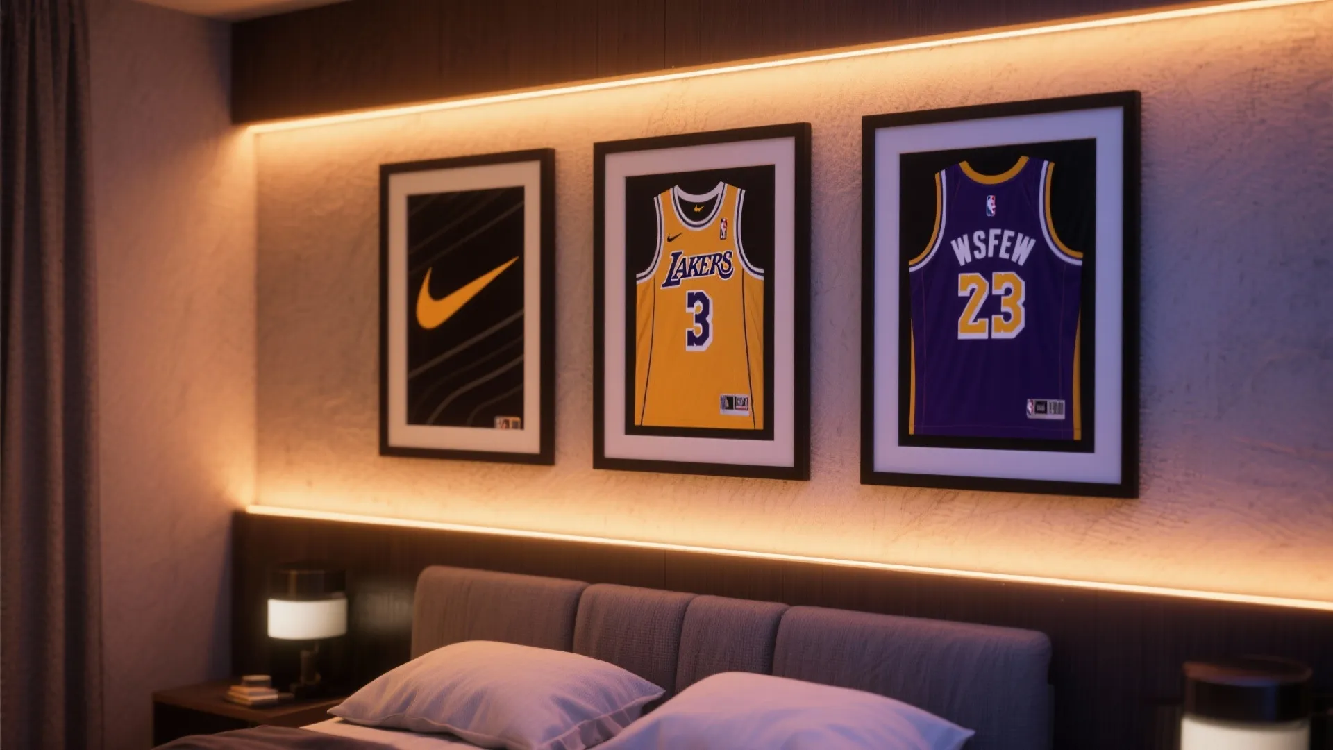 5. Jersey Display Wall