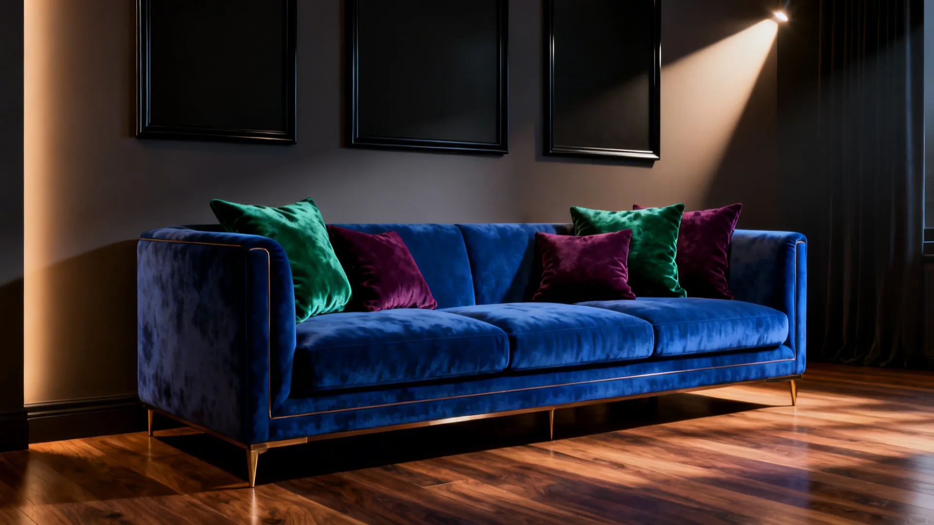 3. Use jewel-tone accents for a luxe look