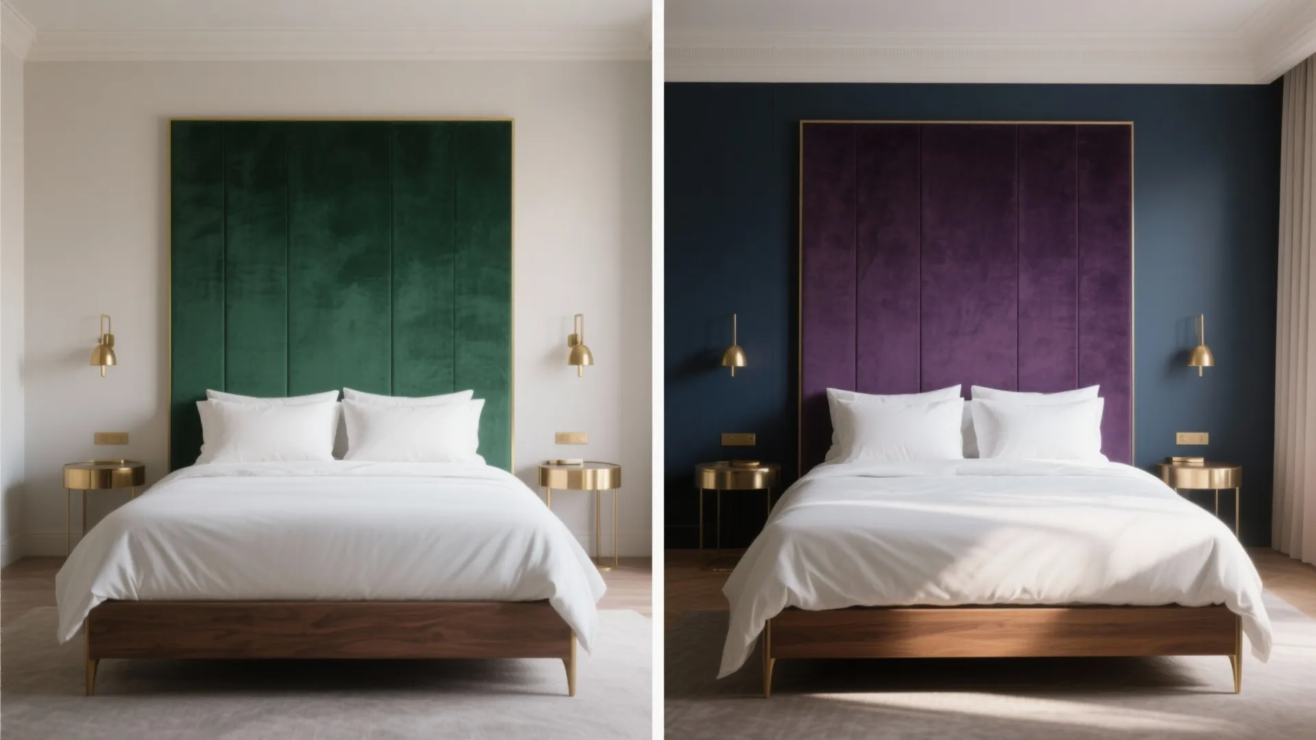 Moody Jewel Tones: Emerald, Sapphire, or Aubergine Accents