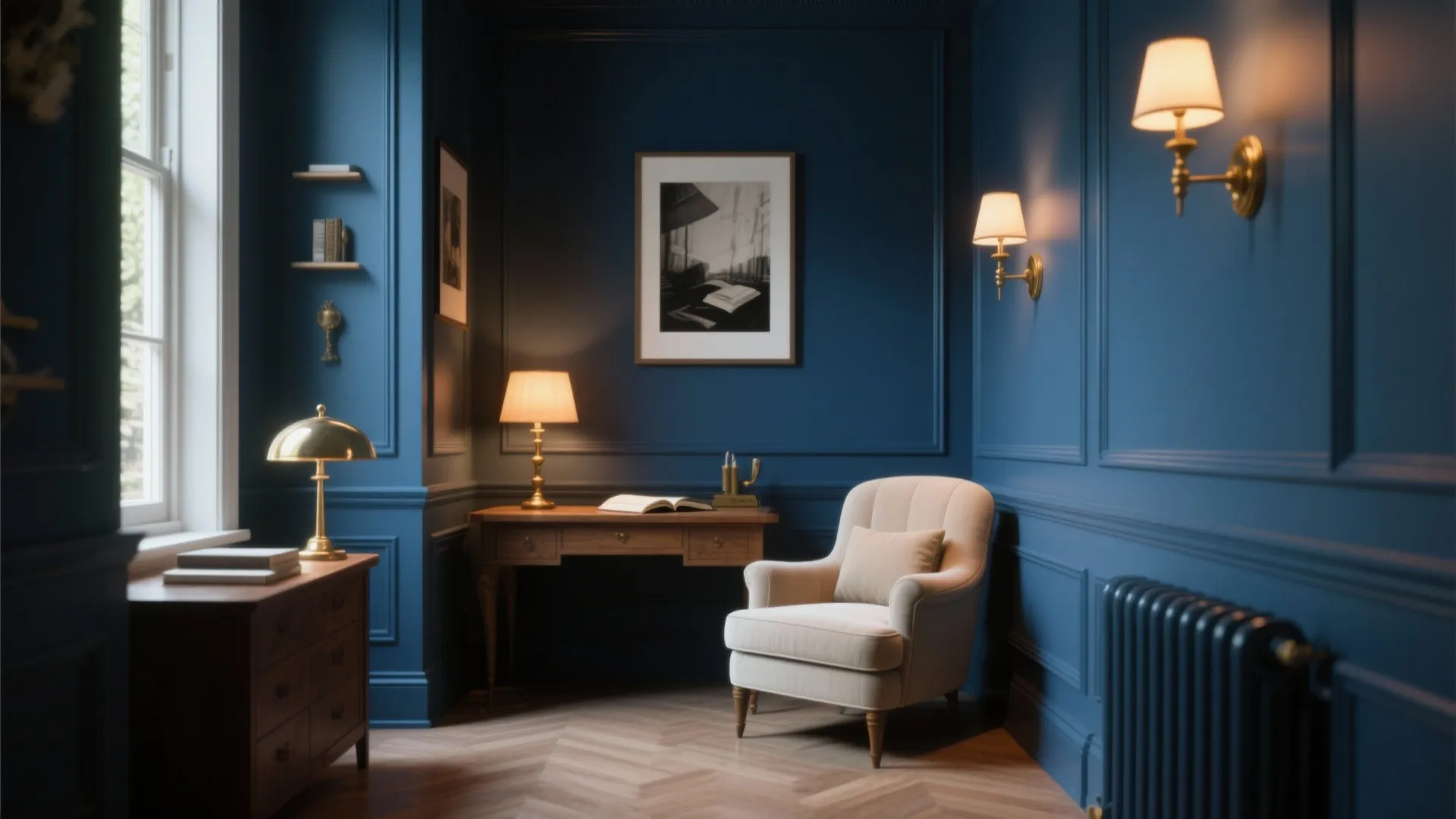 Moody Jewel-Box Strategy (Deep Hues + Layered Light)