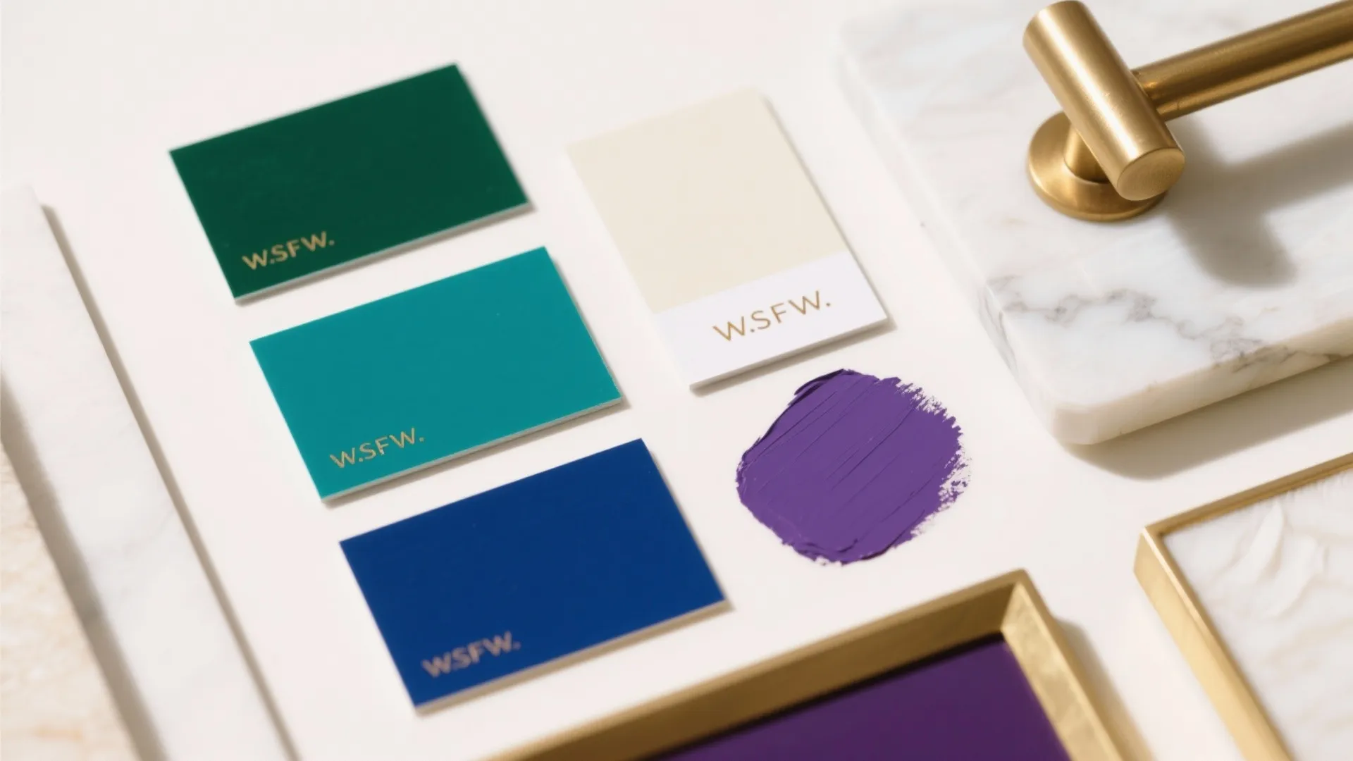 Bold Jewel Tones with Balanced Whites