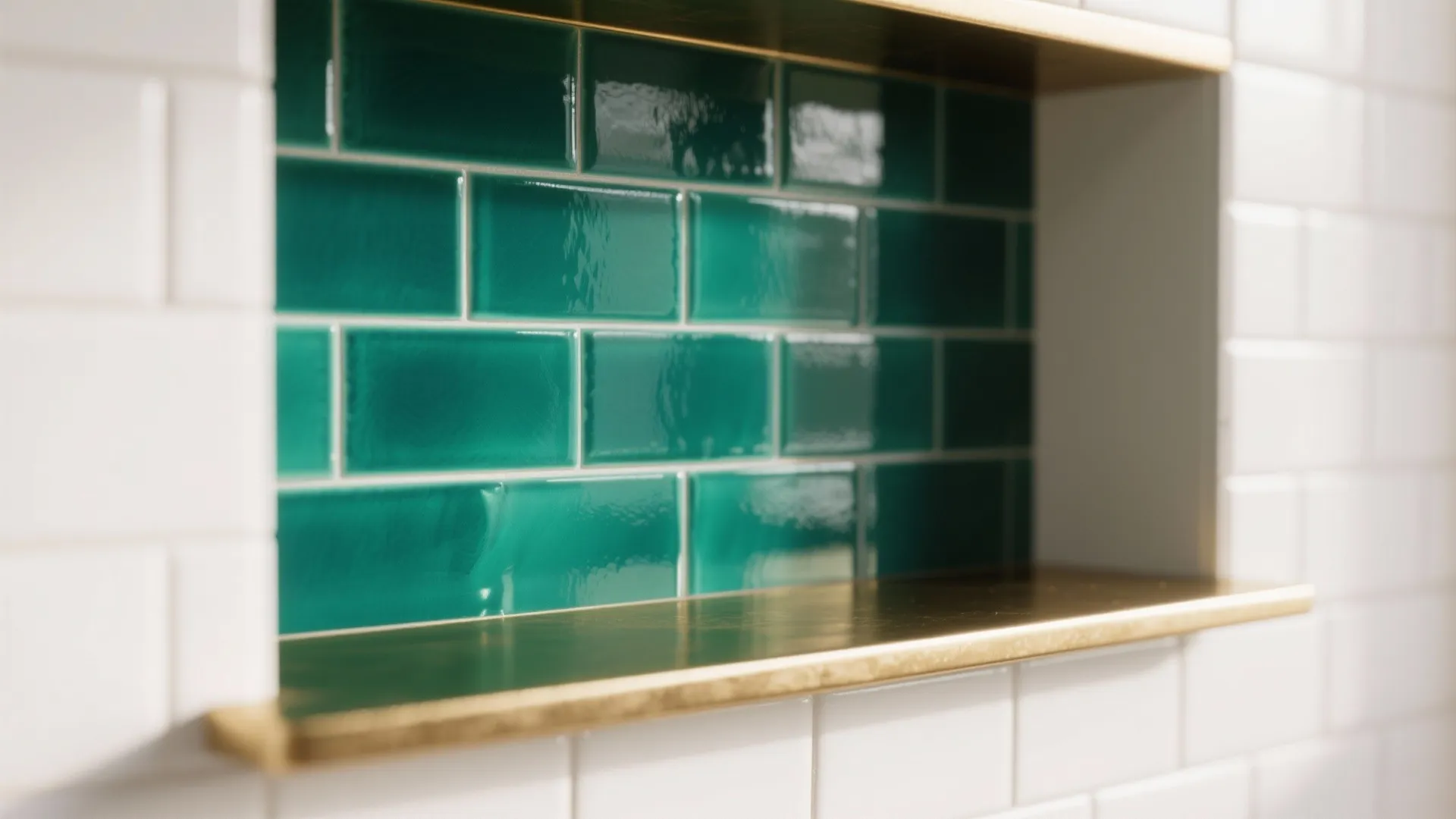 Jewel-Tone Accents and Glossy Details