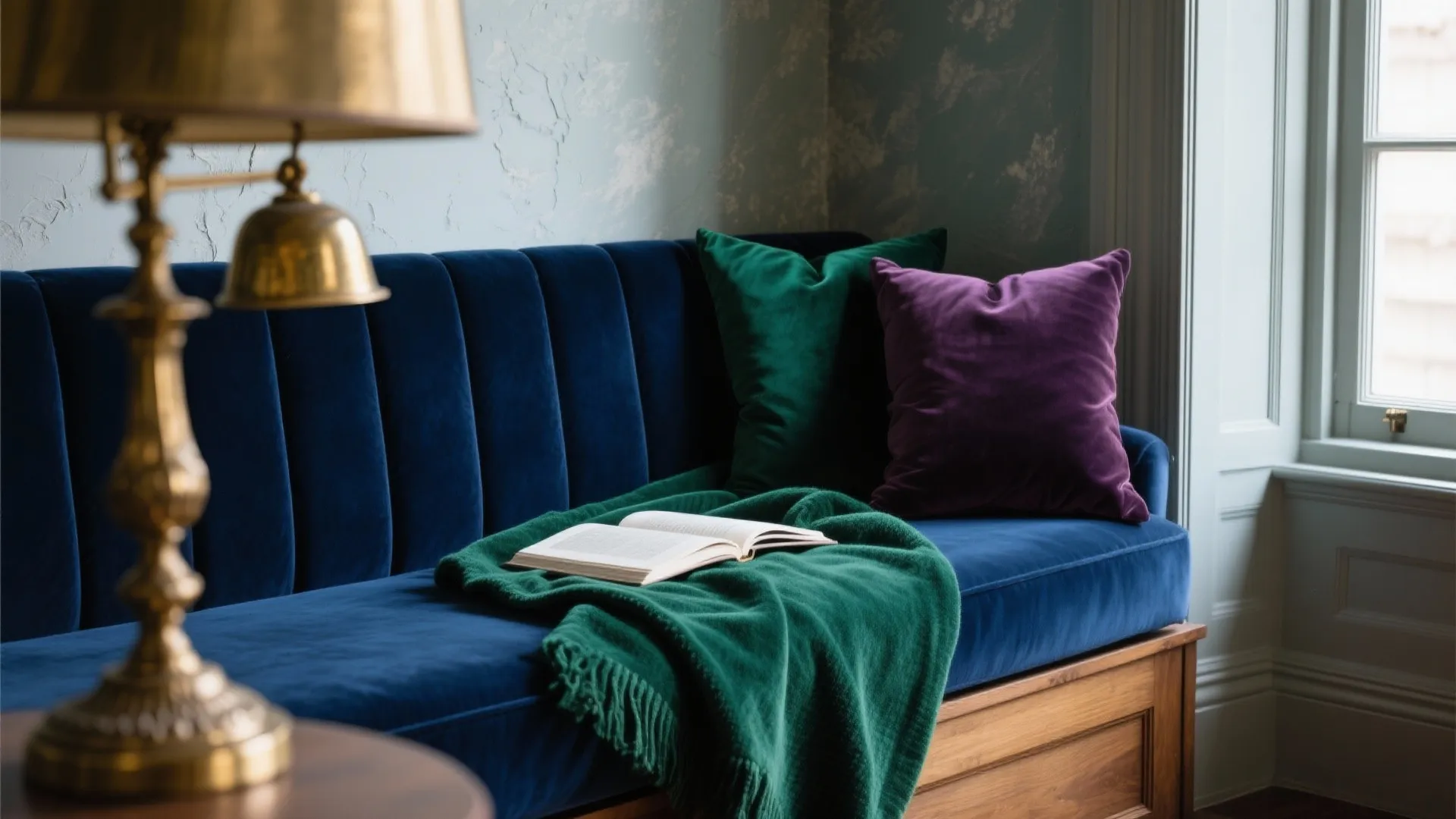 Deep Jewel Tones for Cozy Corners