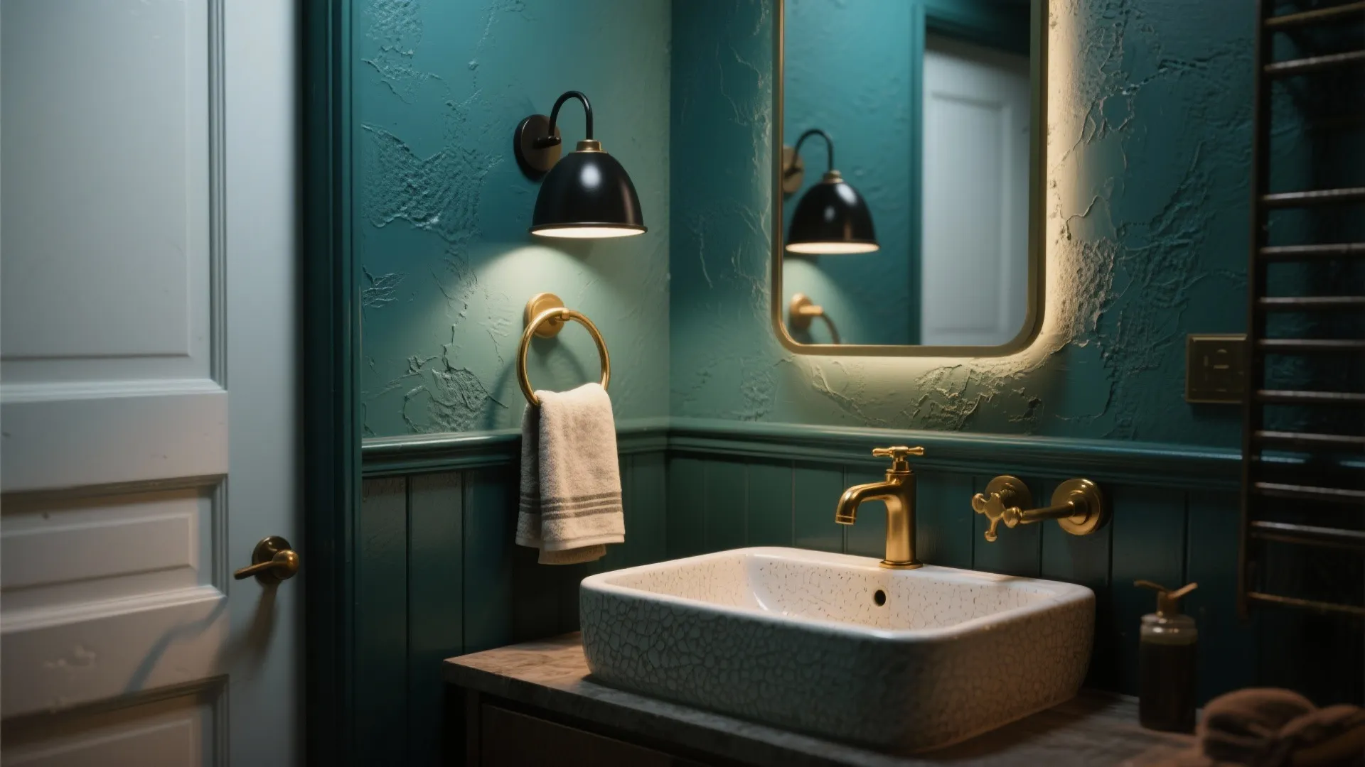 1. Moody jewel tones for dramatic impact