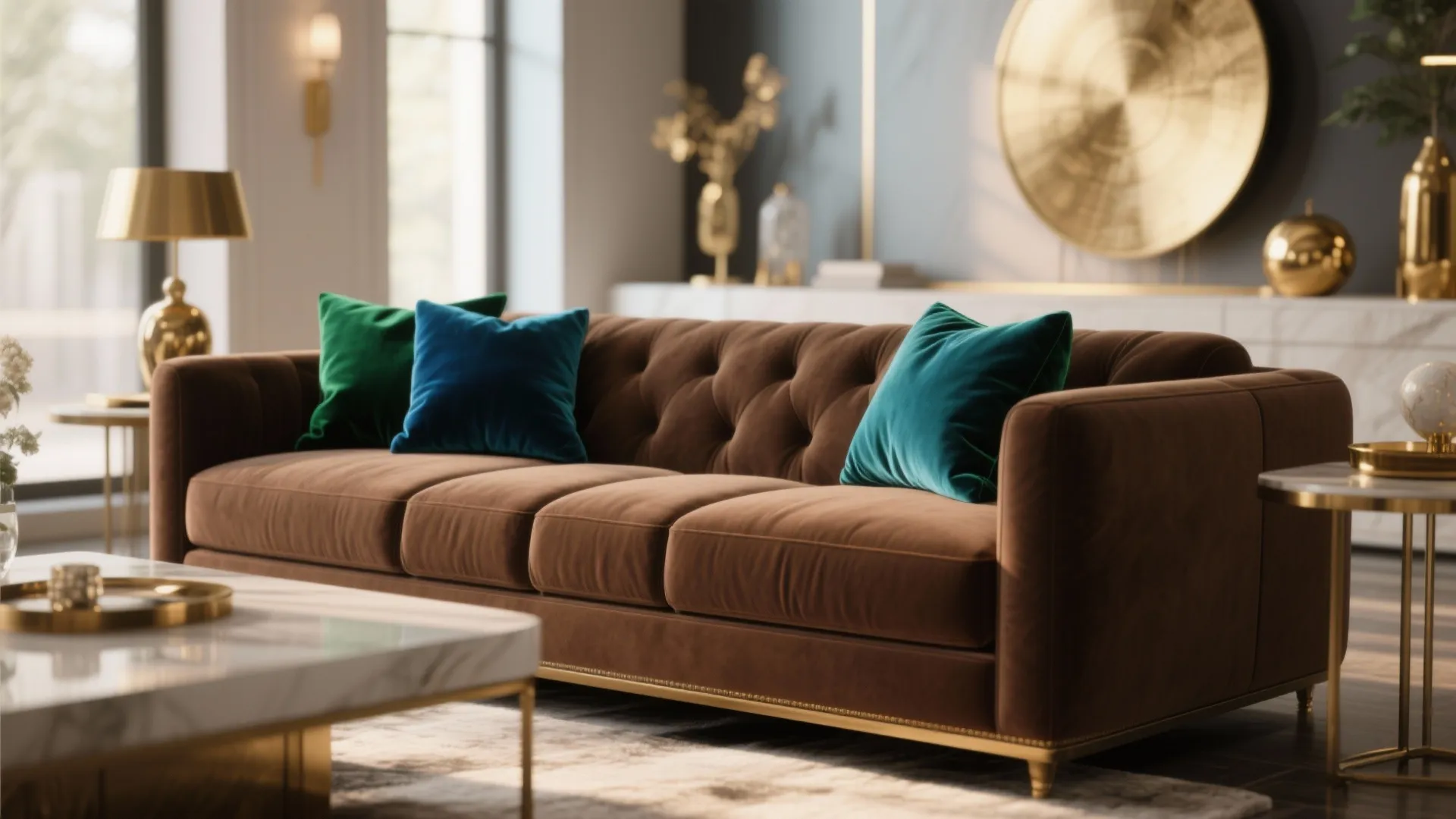 2. Pop of Jewel Tones