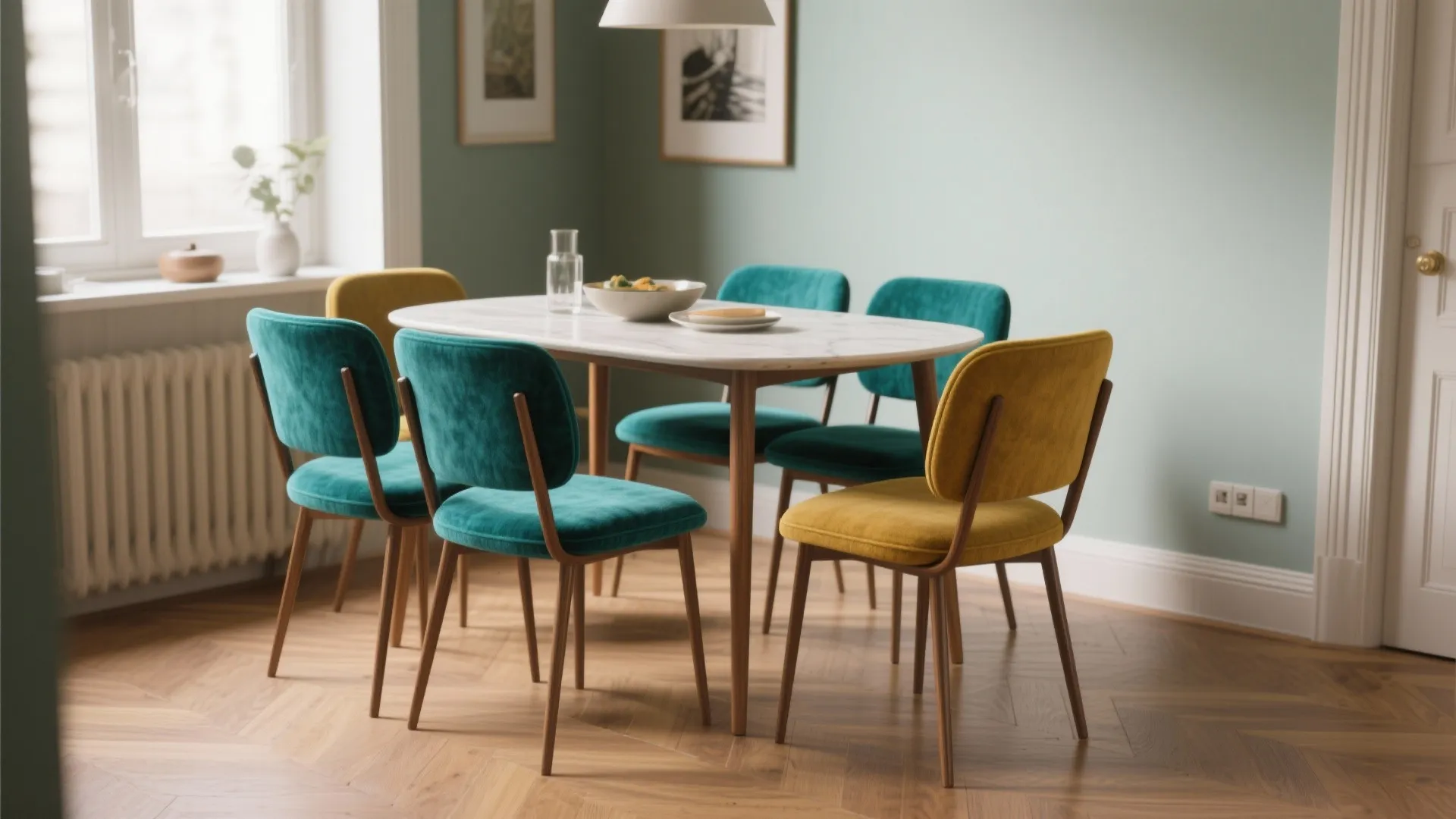 2. Bold Furniture — Make the Table or Chairs the Star