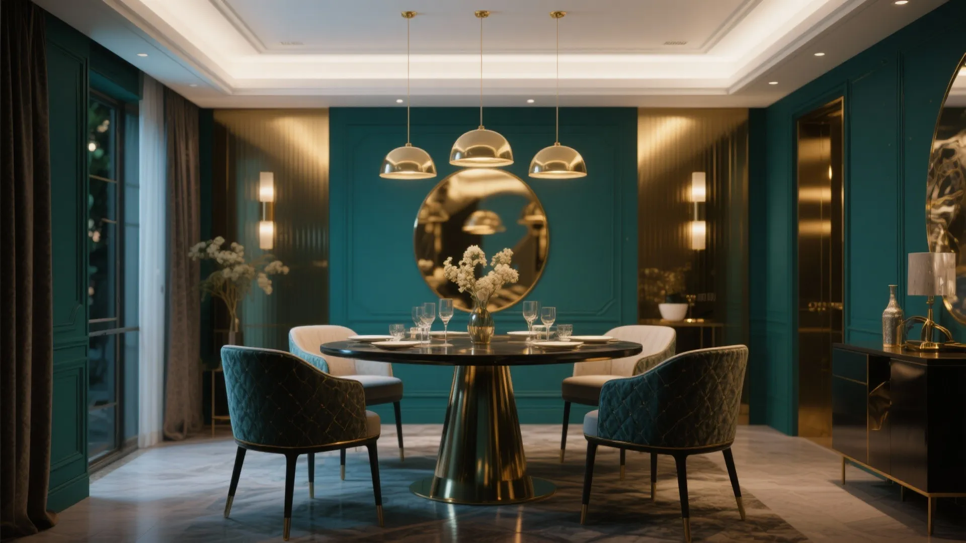 Bold Jewel Tones for Dramatic Effect