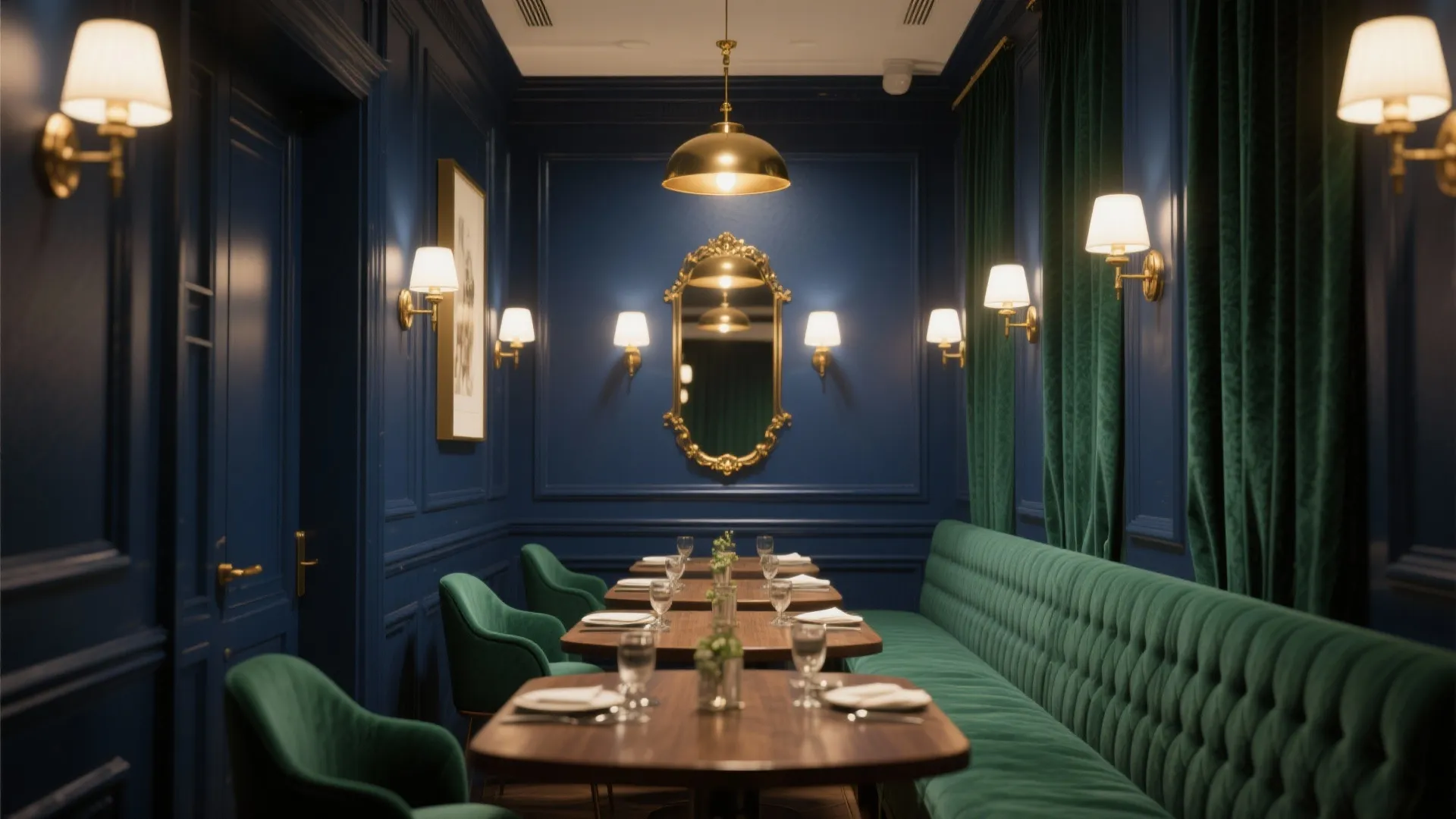1. Moody jewel tones for cozy dinners