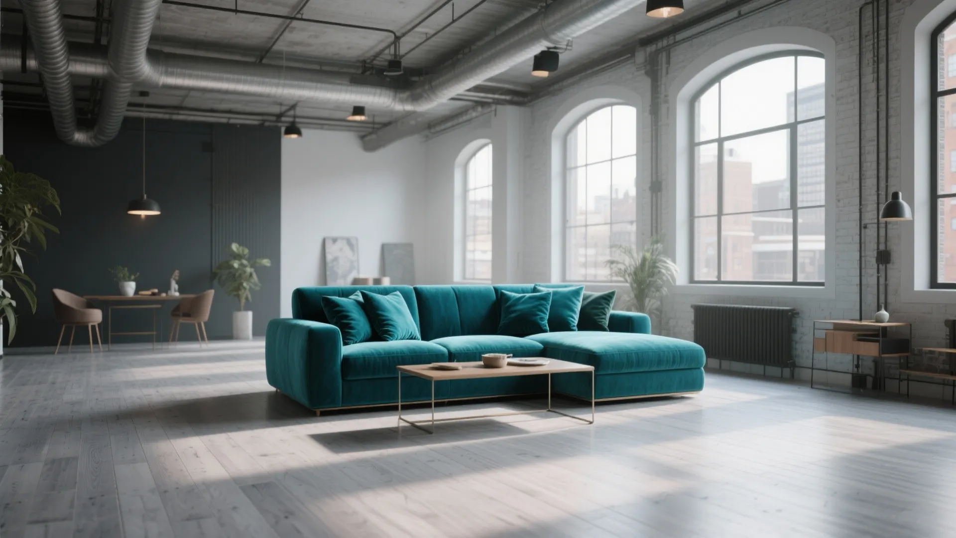 3. Bold Jewel-Tone Furniture