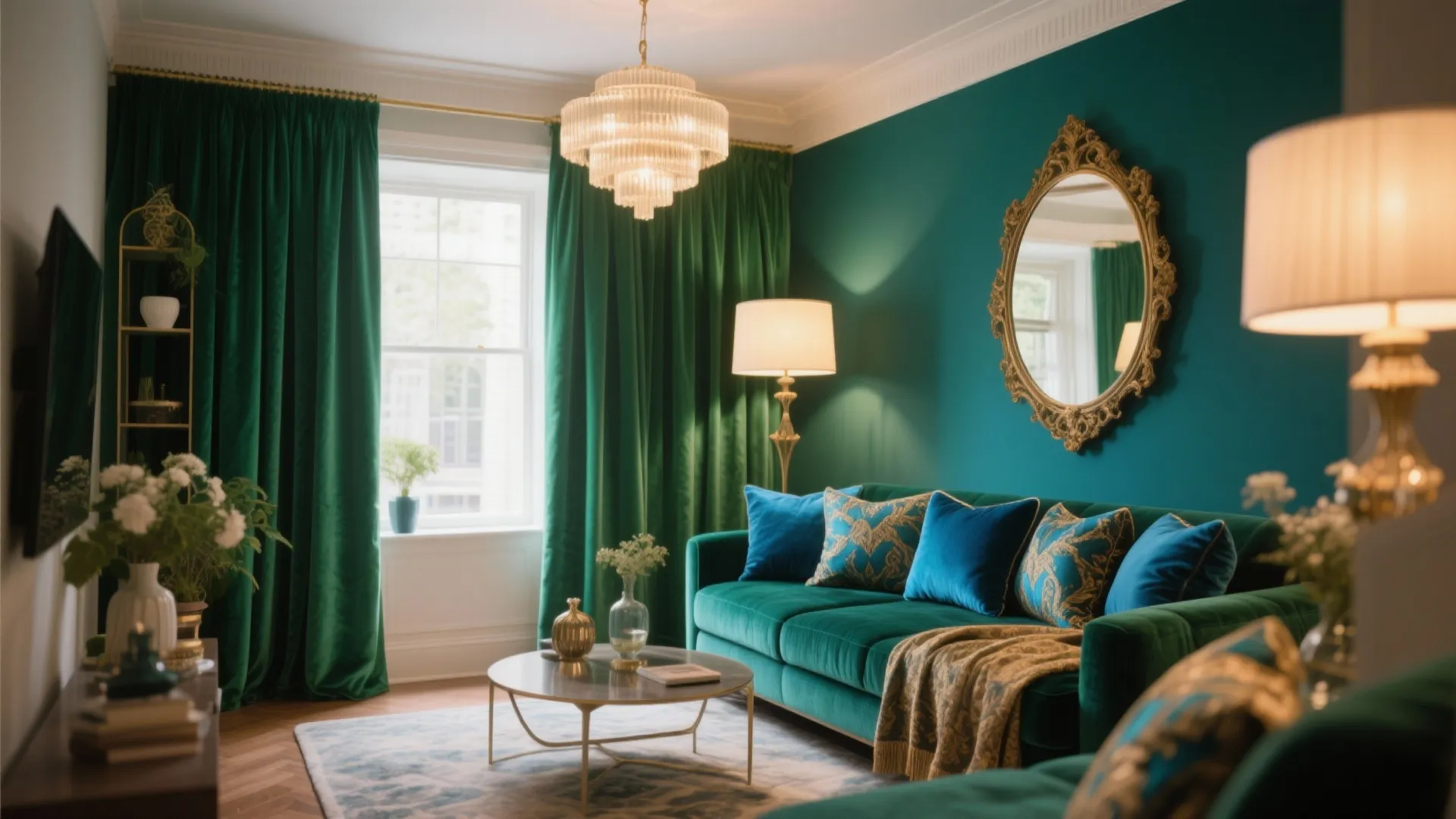 8. Jewel Tones for Dramatic Flair