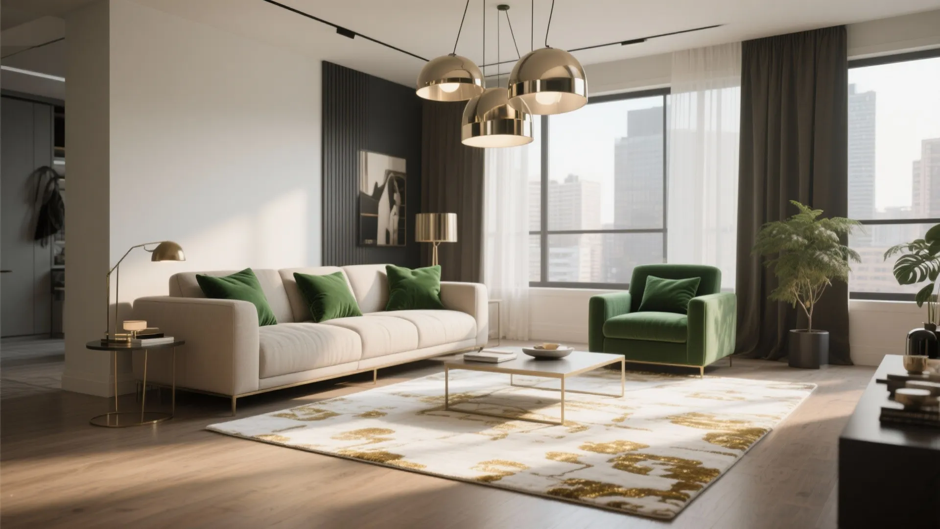 5. Pop with Jewel-Toned Accents