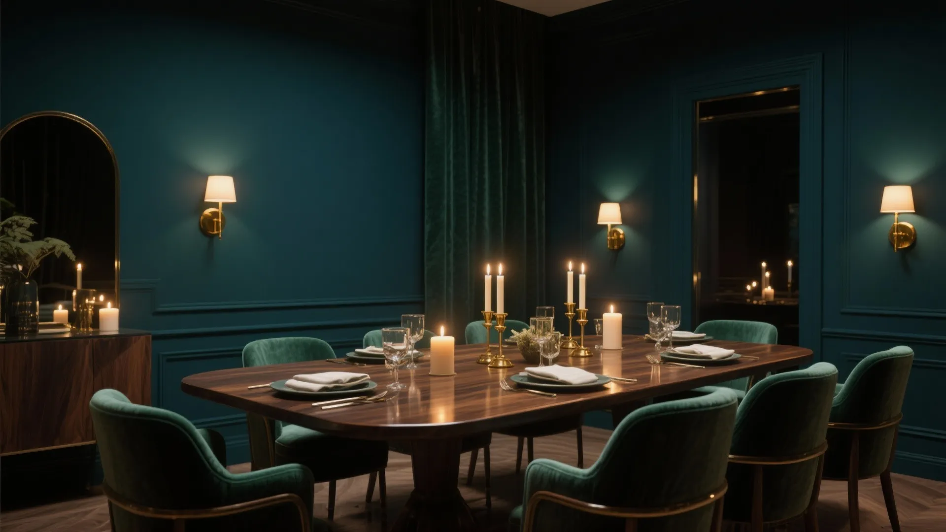 4) Moody Evenings: Jewel Tones That Glow