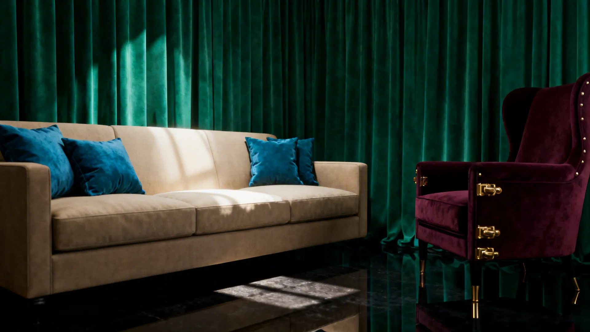 4. Moody Jewel Tones for Drama