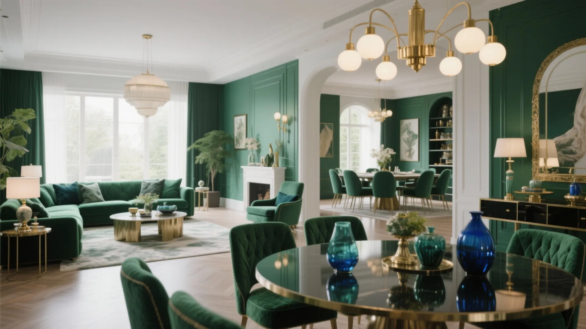 7. Jewel Tones & Brass