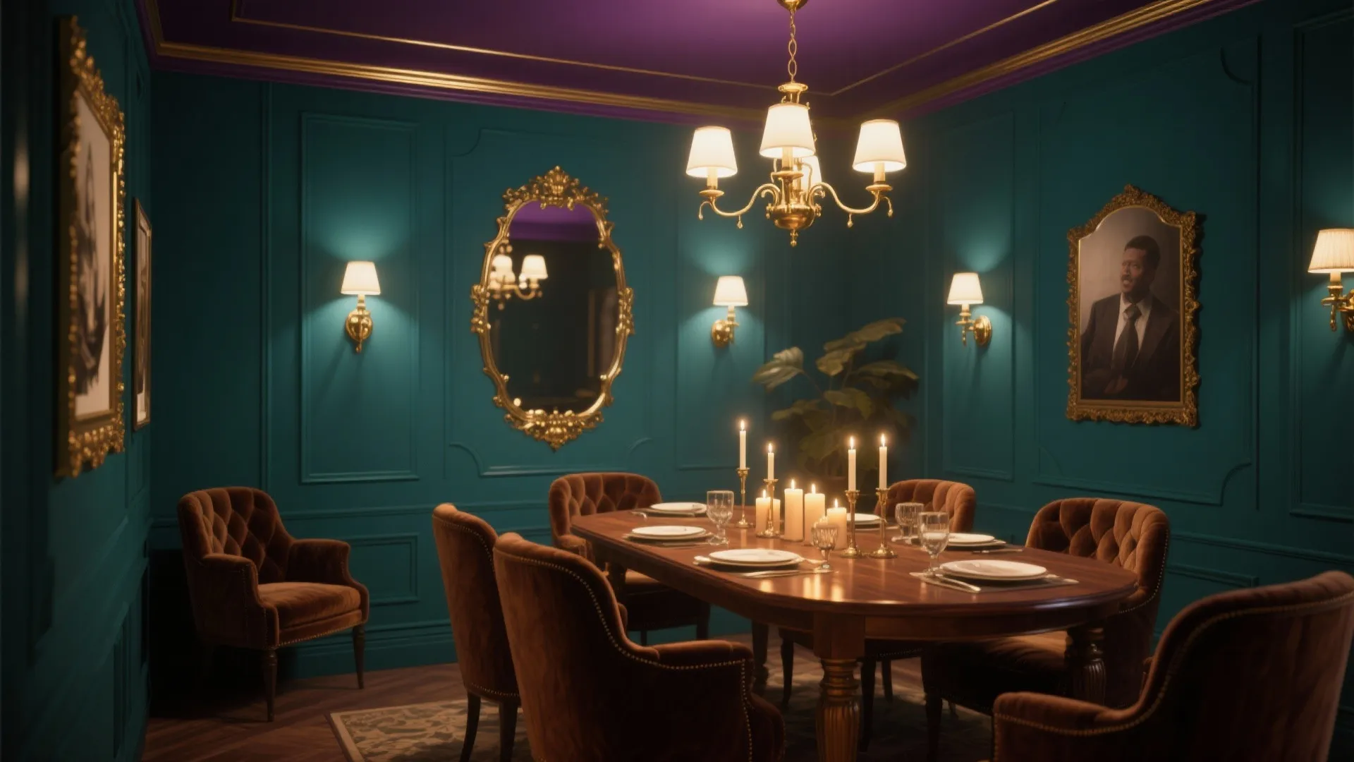 Moody Jewel Tones for Intimate Nights