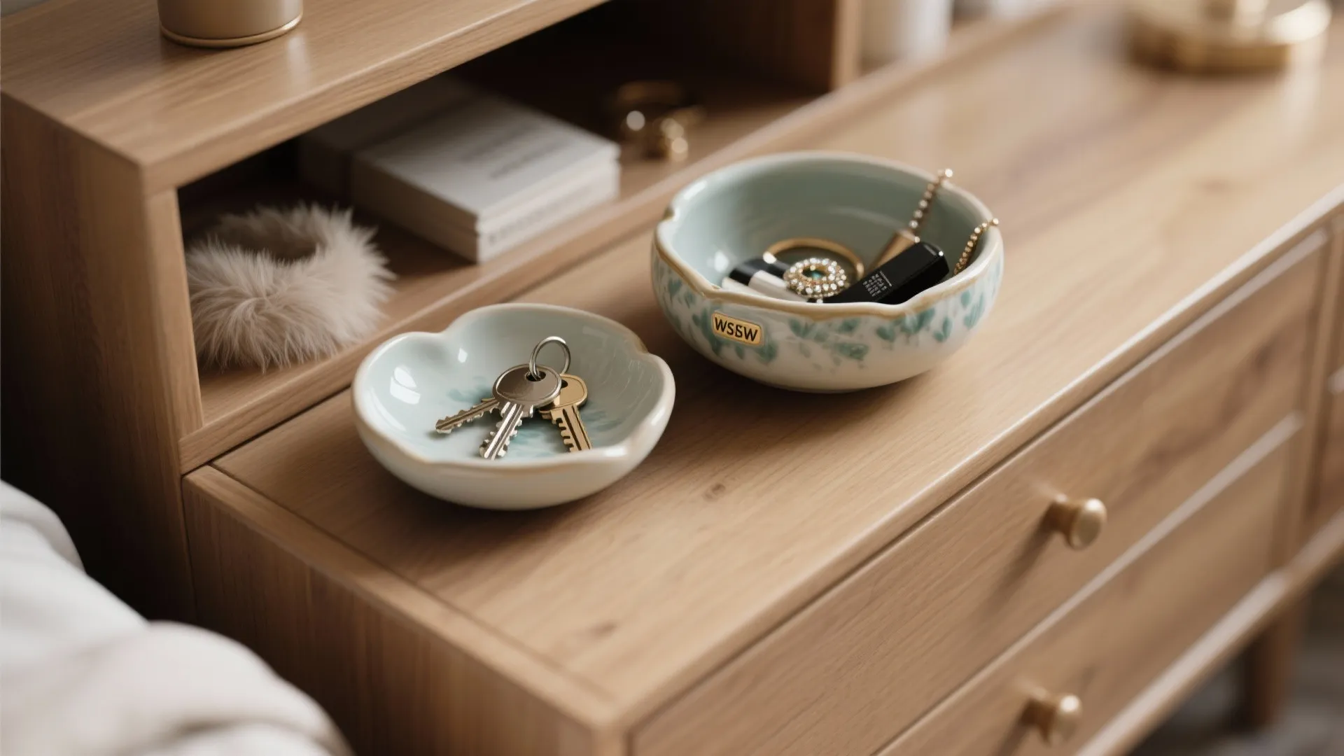 Functional beauty: jewelry dish and catch-all bowl