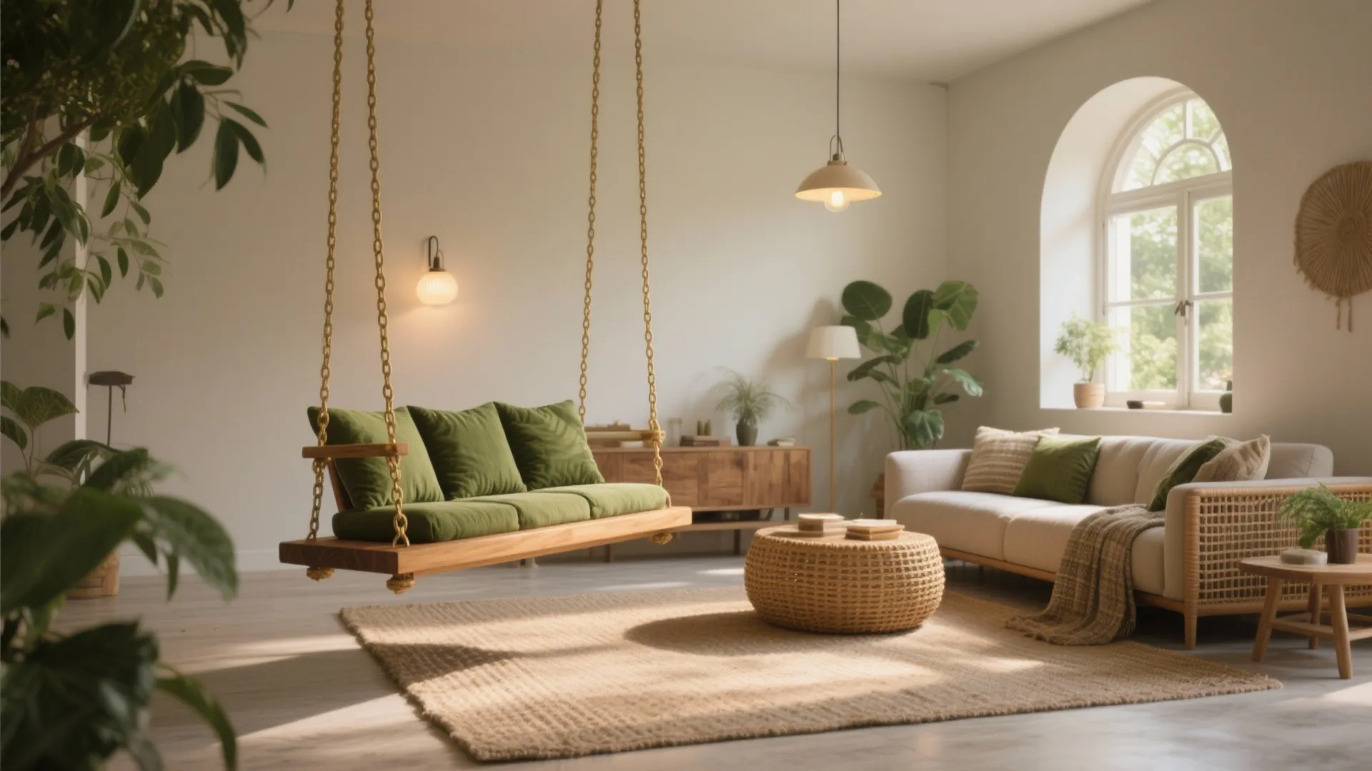 Jhula for Living Room: Stylish Swing Decor Ideas: 1 Minute to Transform Your Living Room With a Jhula