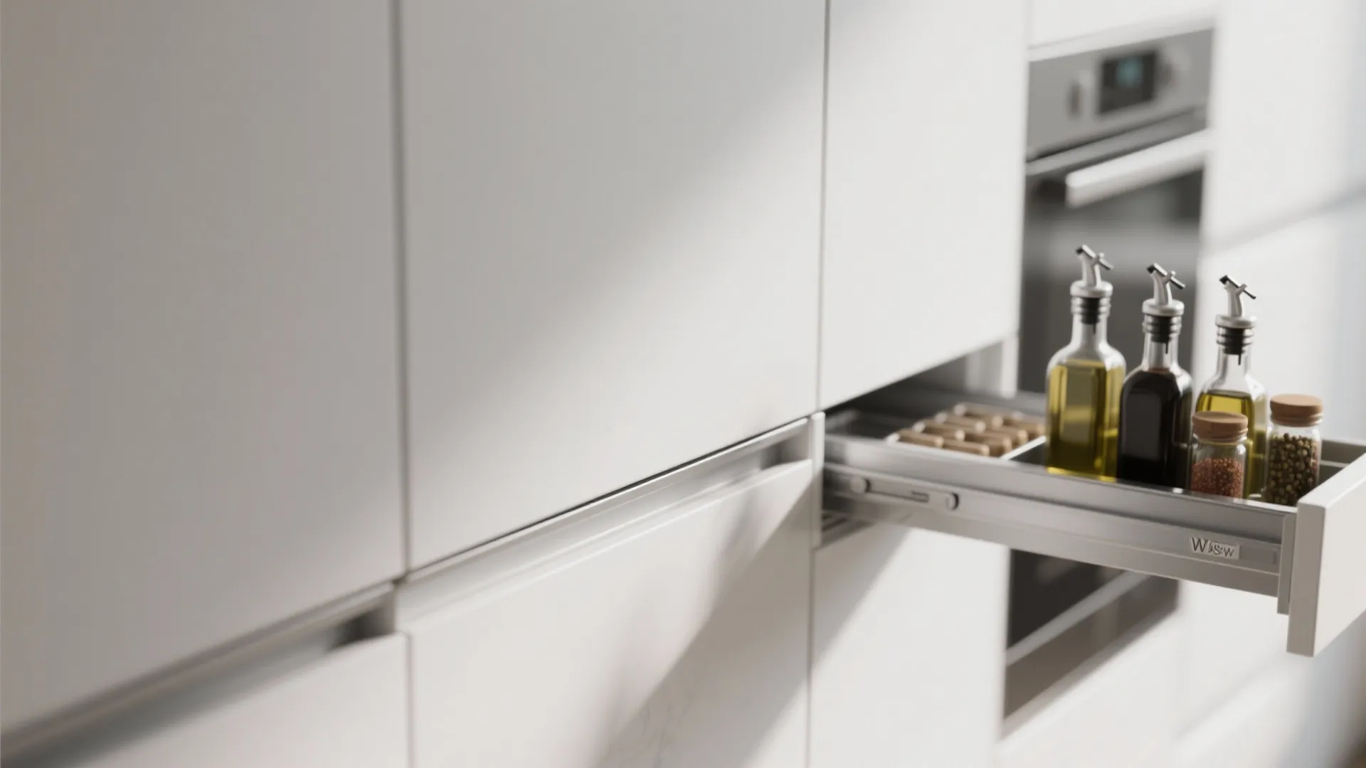 Minimalist kitchen storage