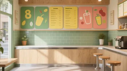 Juice Shop Wall Design: 5 Creative Ideas