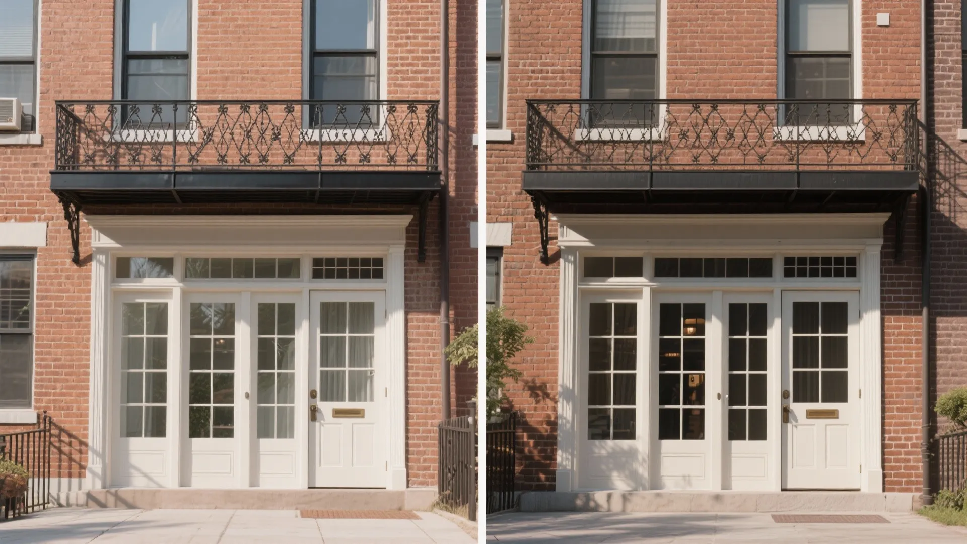 2) Juliet Rail Above the Door